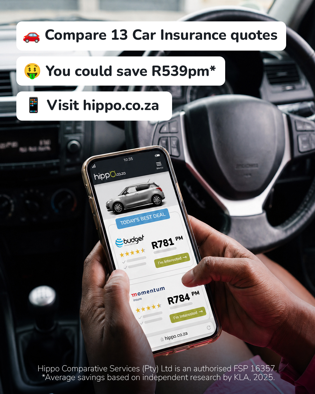 Hippo.co.za Facebook ad