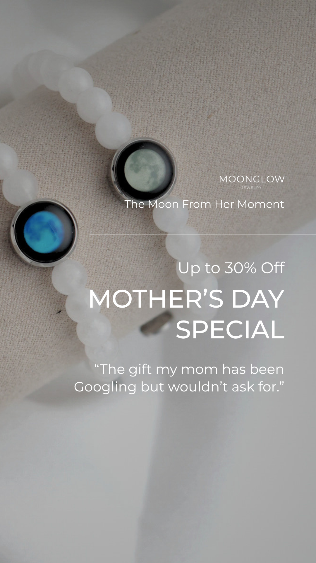 Moonglow Jewelry Facebook ad