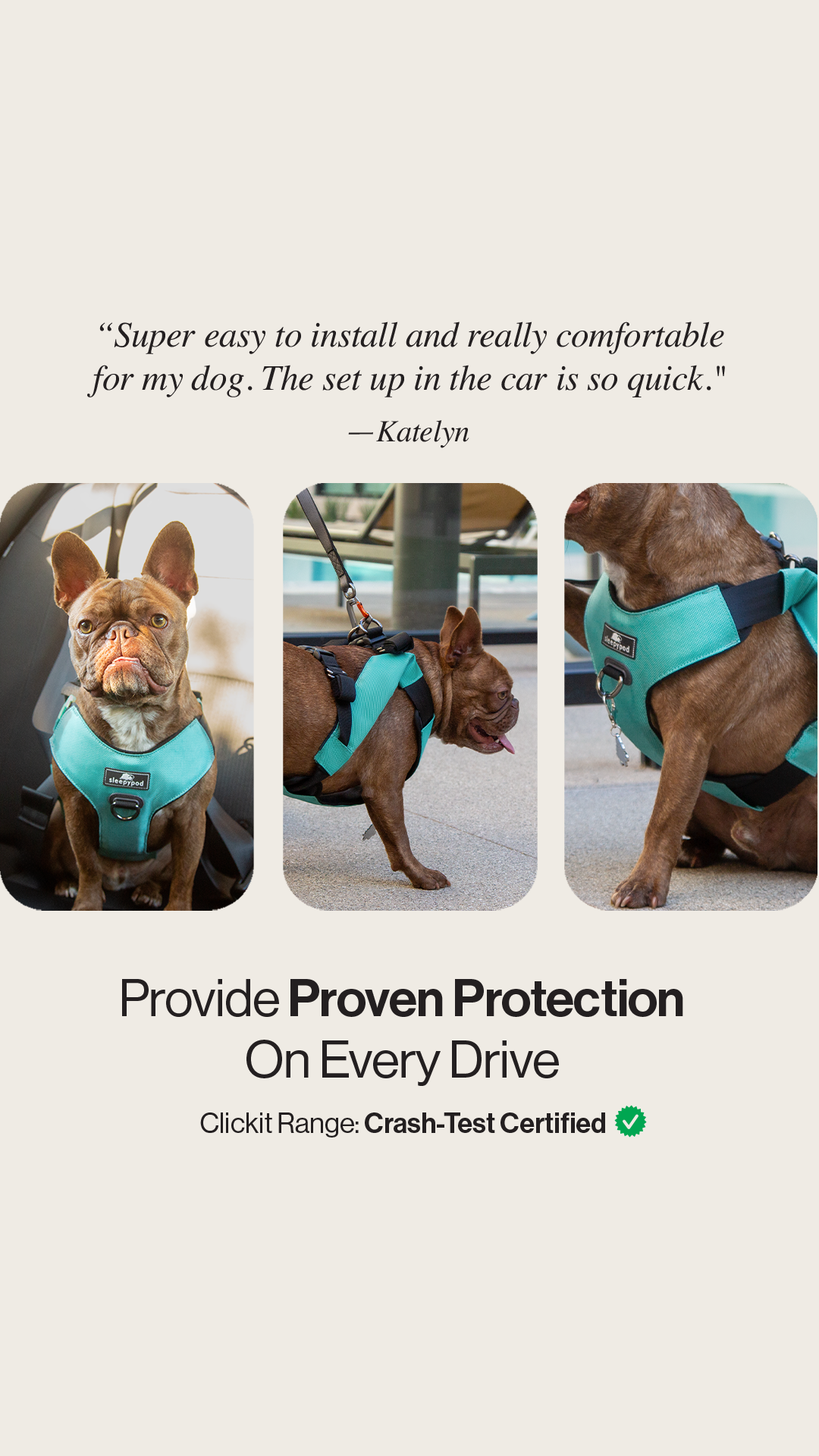 Sleepypod Facebook ad: CPS Certified
