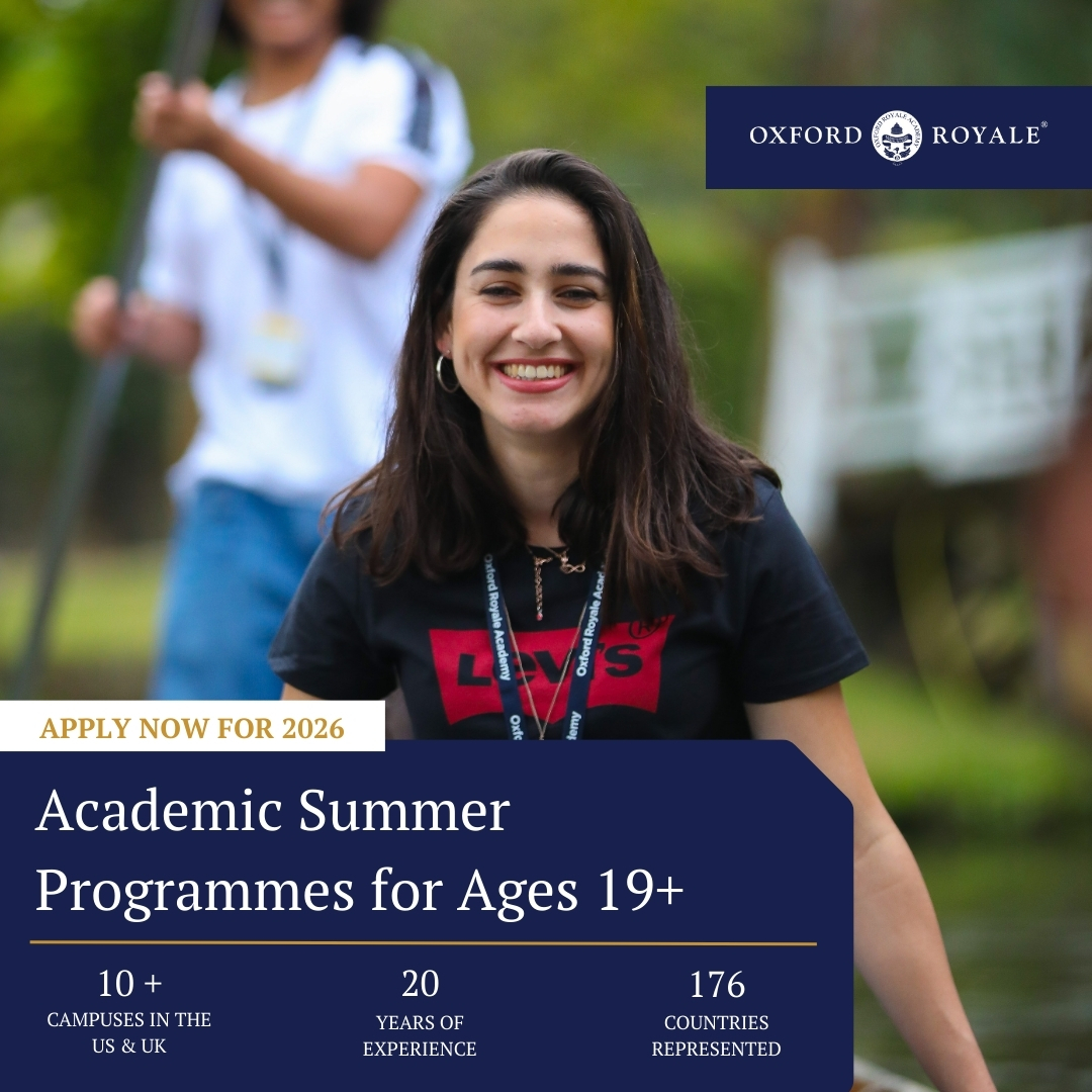 Oxford Royale Academy Facebook ad: Book Now for Summer 2026