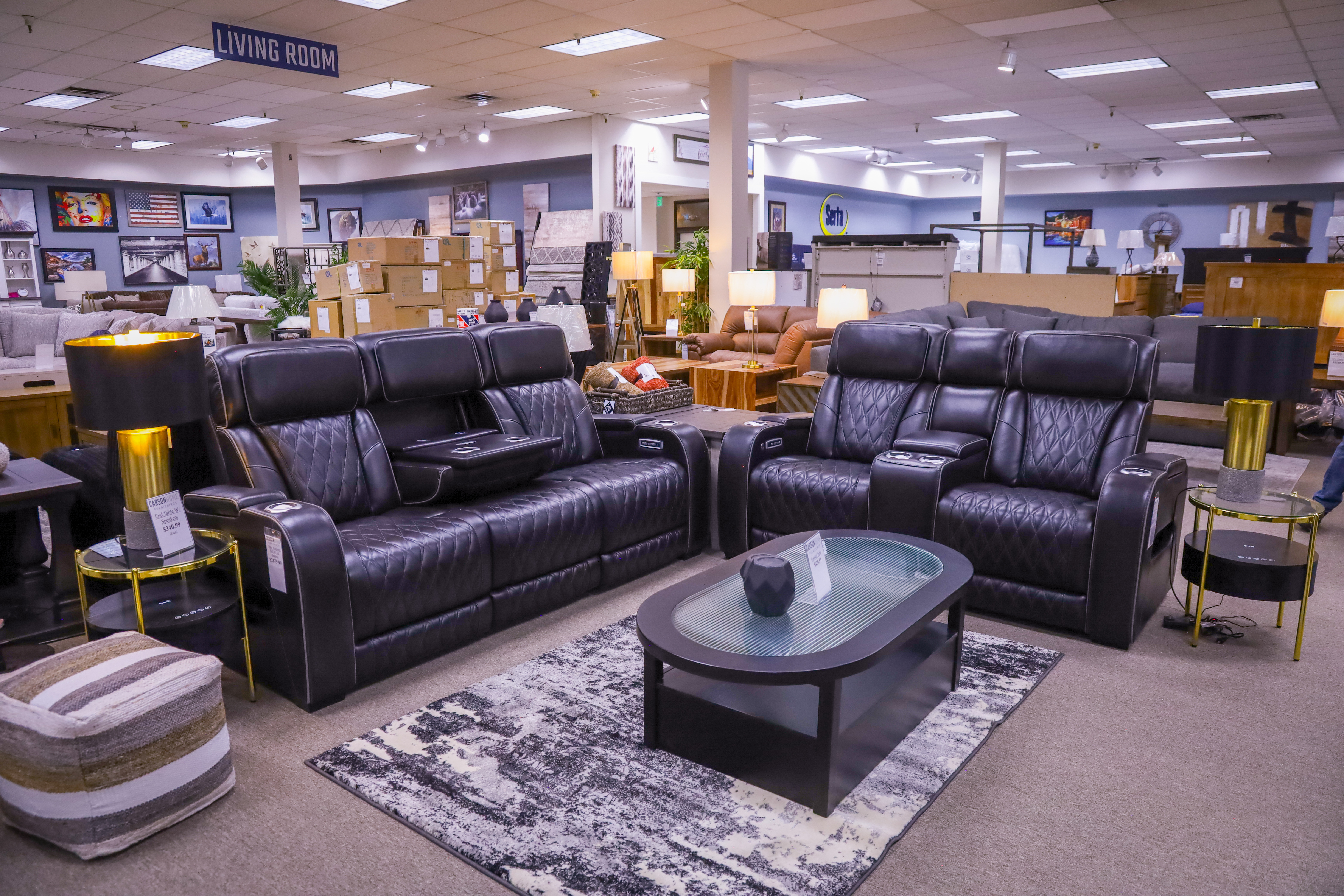 Carson Home Furnishings Outlet Store Facebook ad