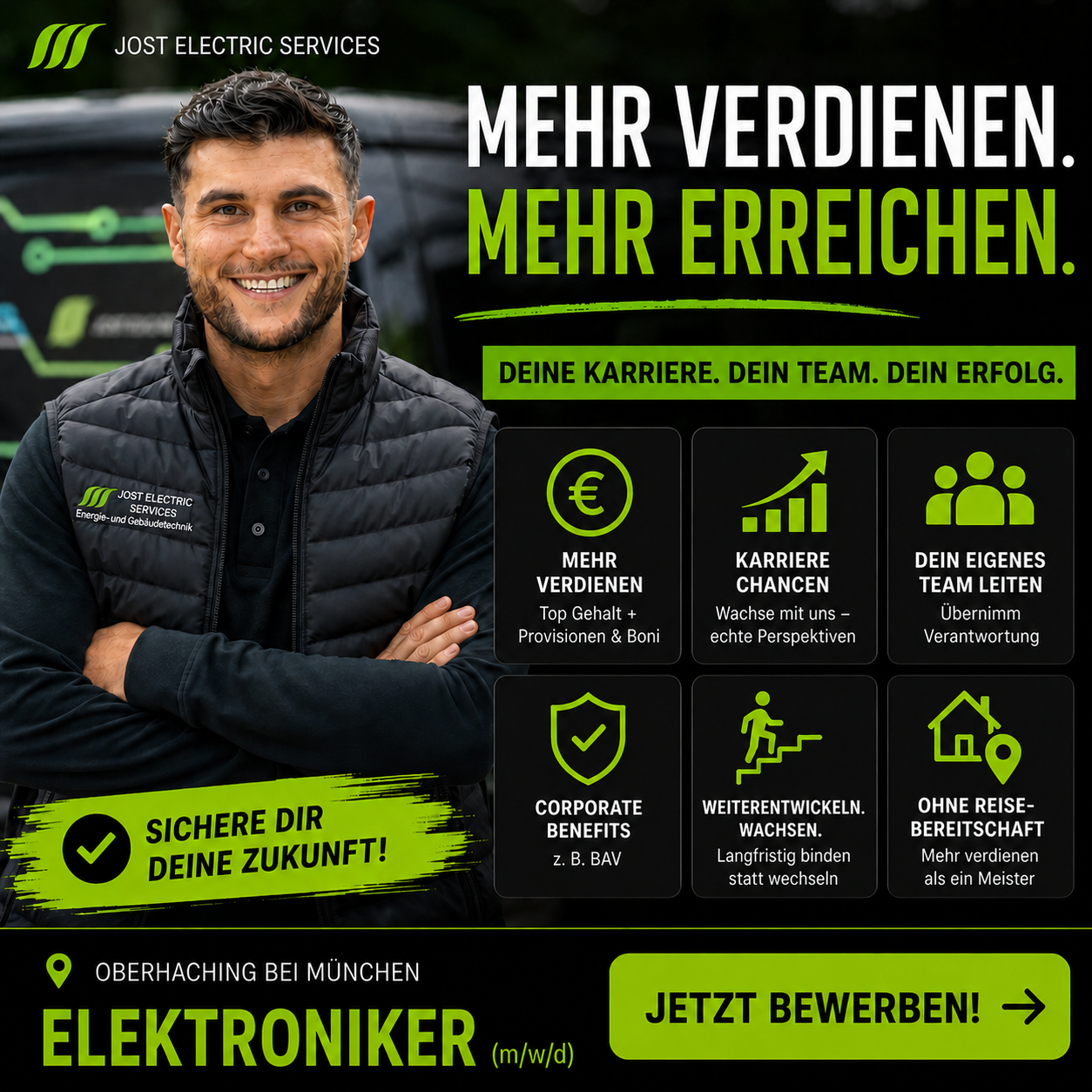 Jost Electric Services GmbH Facebook ad from May 22, 2026