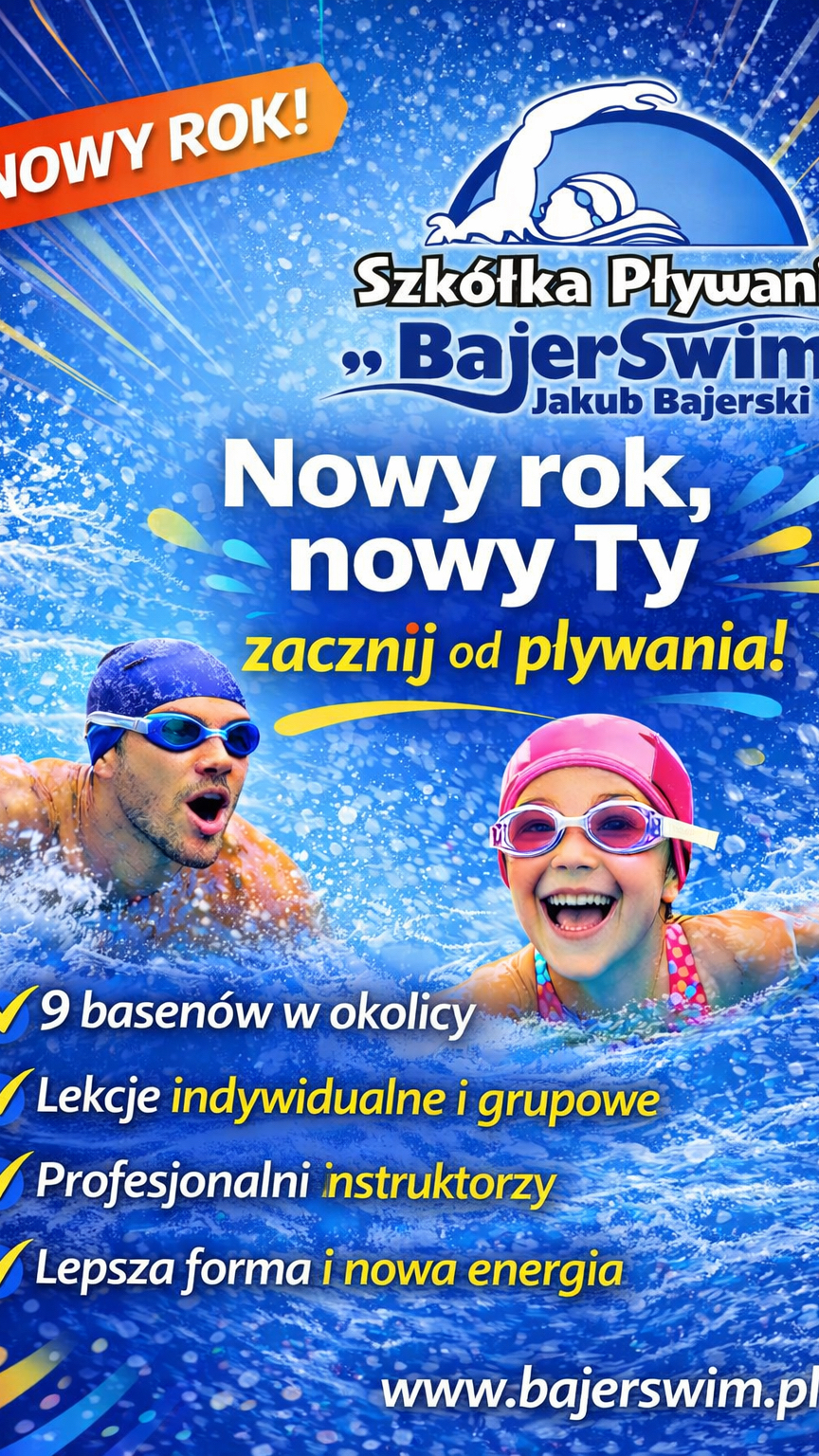 Szkółka Pływania BajerSwim Facebook ad from May 21, 2026