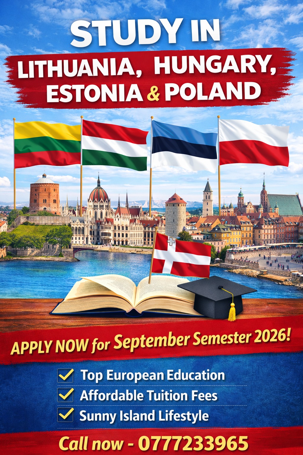 Study Abroad with ASL Facebook ad: Study in Europe