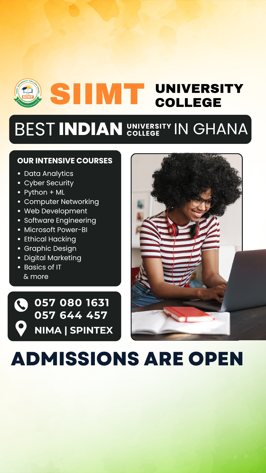 SIIMT University College - Ghana Facebook ad from Jun 24, 2026