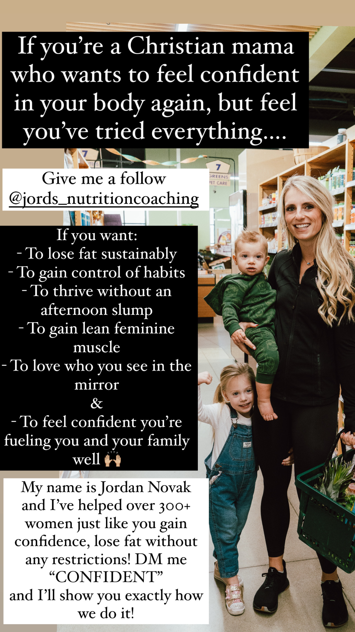 Jordan's Nutrition and Fitness Coaching, LLC Facebook ad