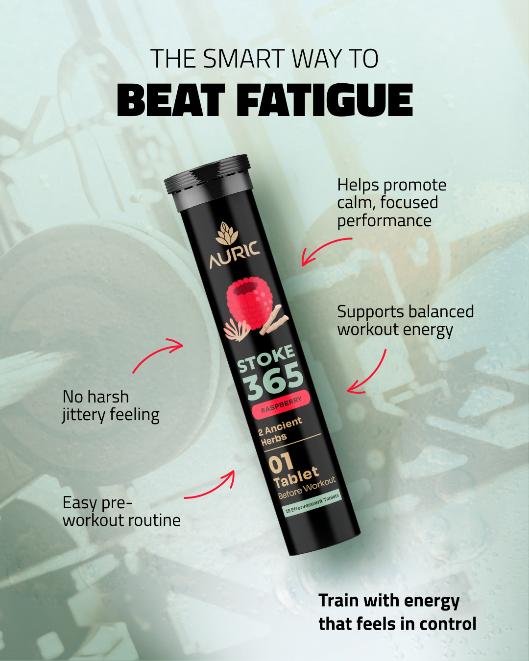 Auric Performance Booster Facebook ad