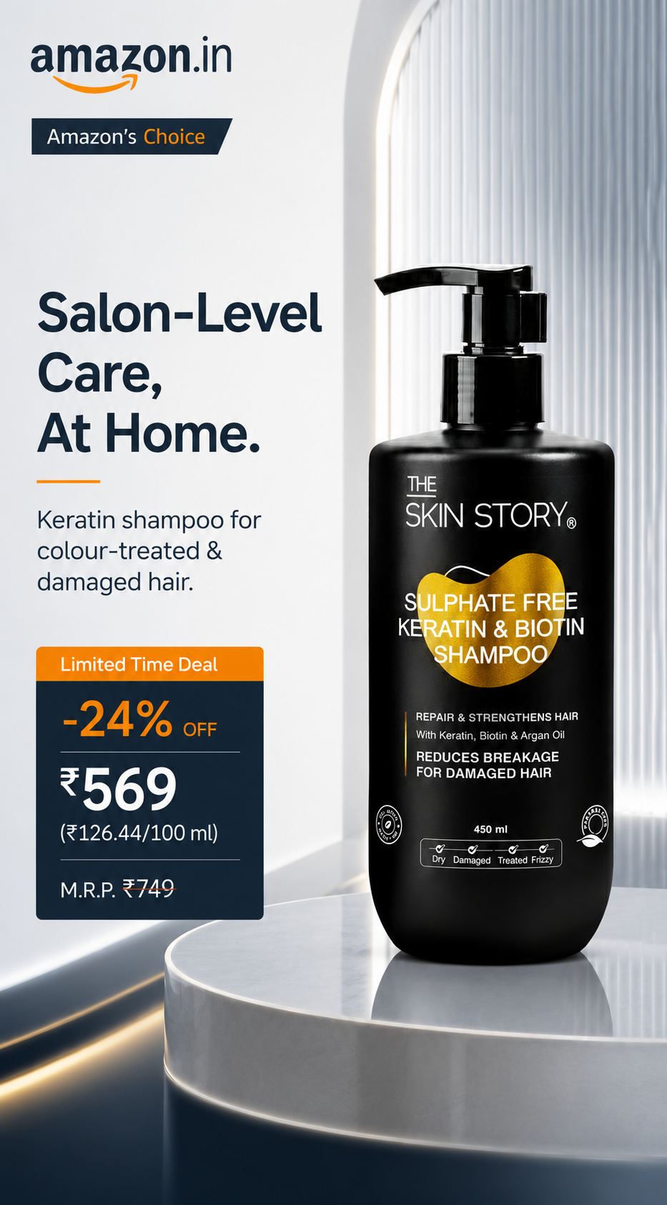 The Skin Story Facebook ad from Jul 11, 2026