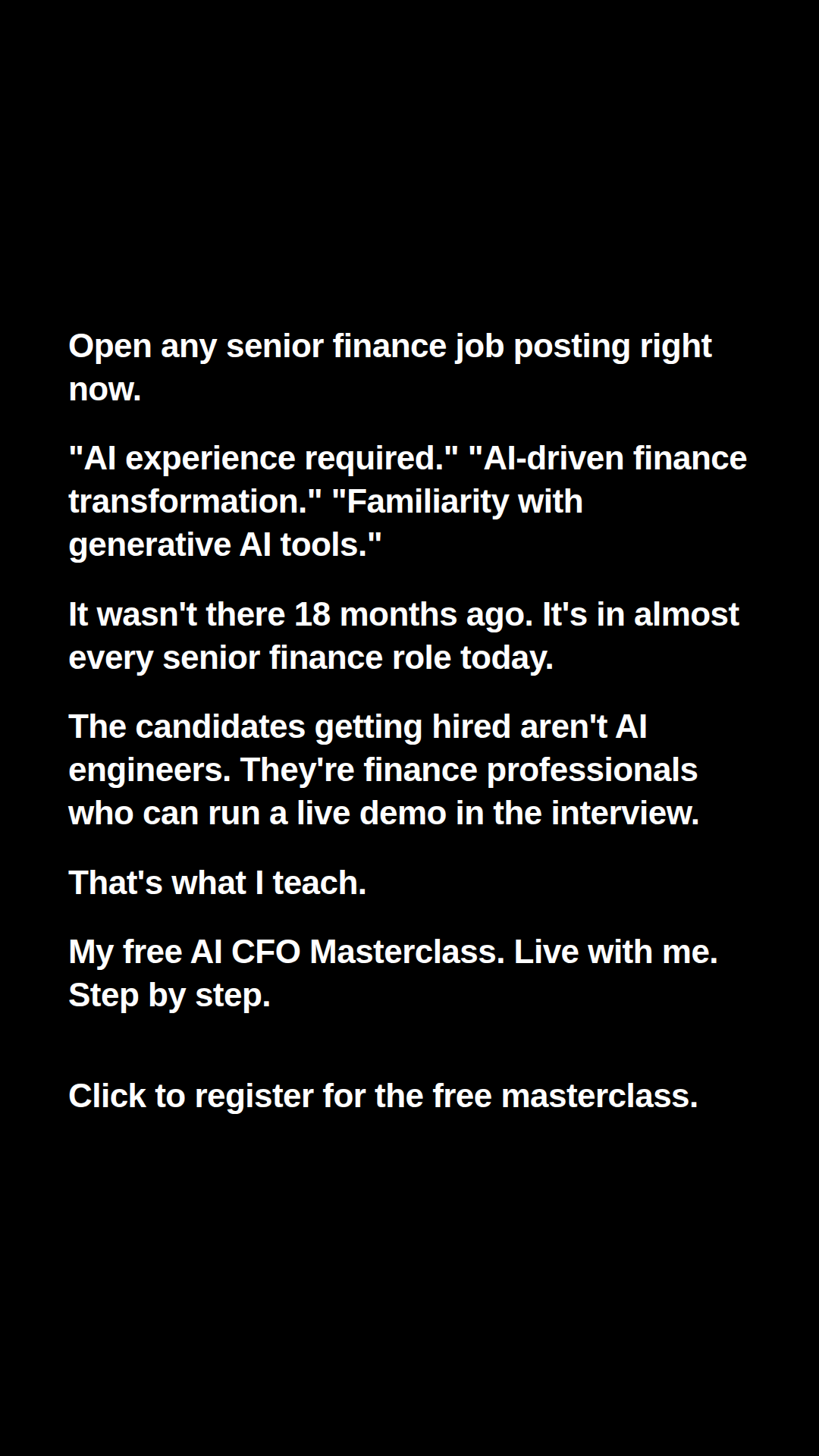 Nicolas Boucher Online Facebook ad: Join The Free Masterclass Now