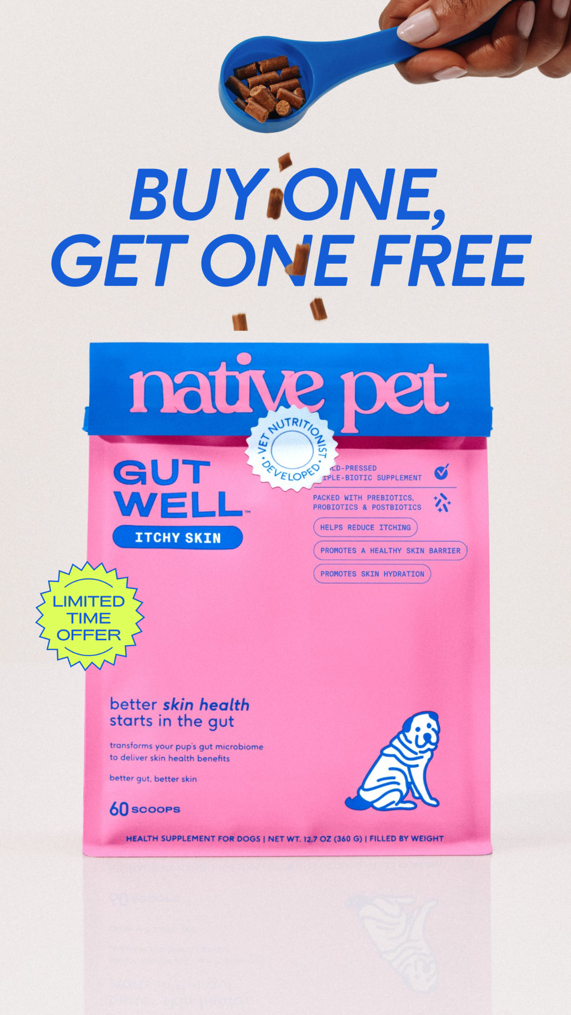 Native Pet Facebook ad