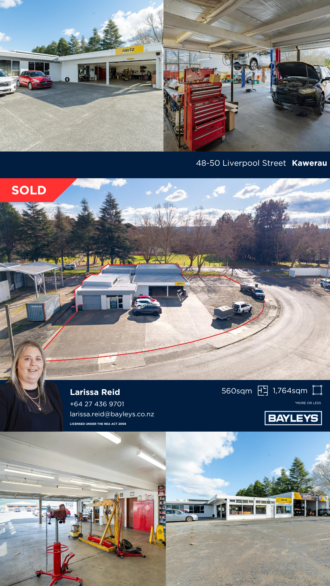 Bayleys Whakatane Facebook ad: SOLD - Strategic Kawerau landholding!
