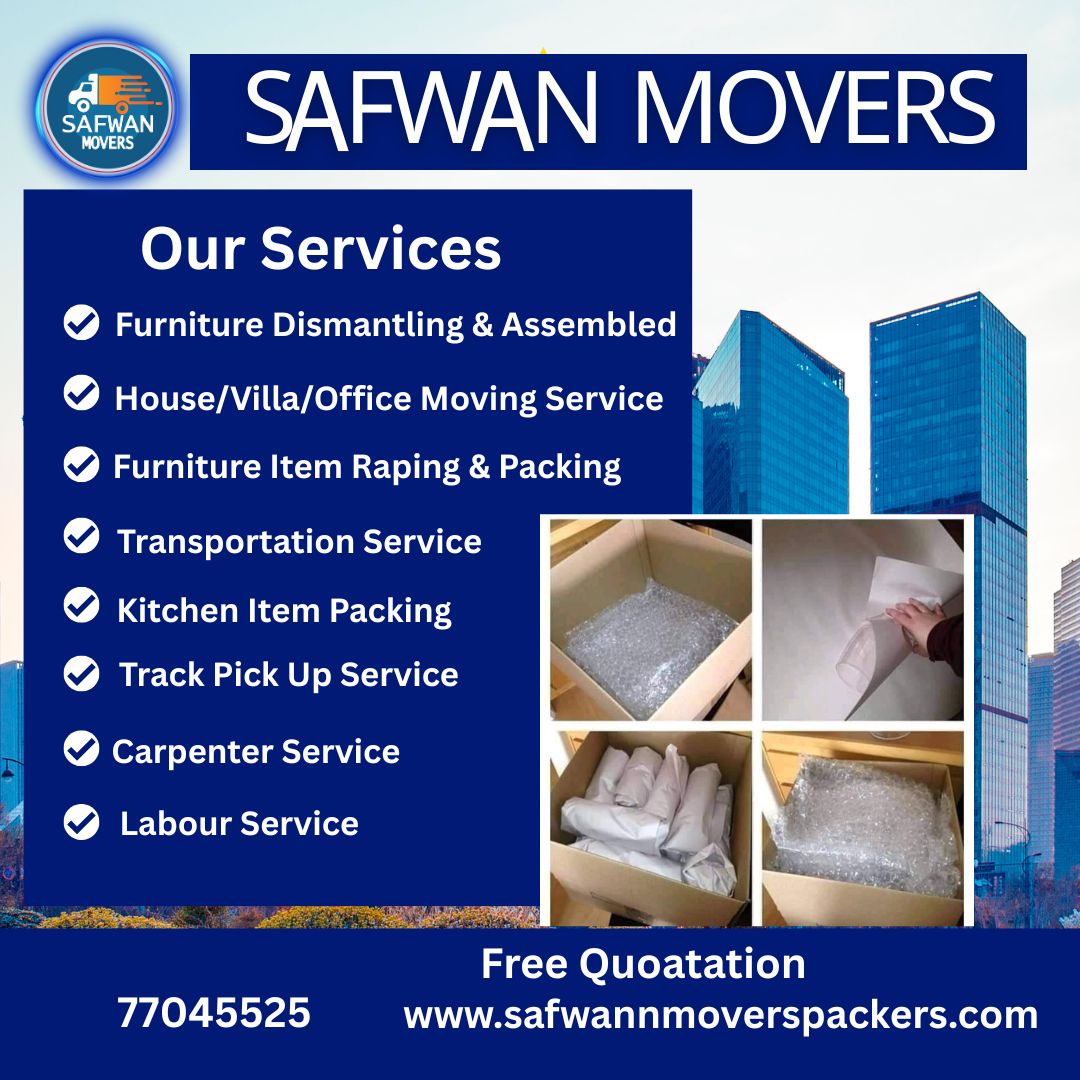 Safwan Movers Facebook ad: Safwan Movers & Packers