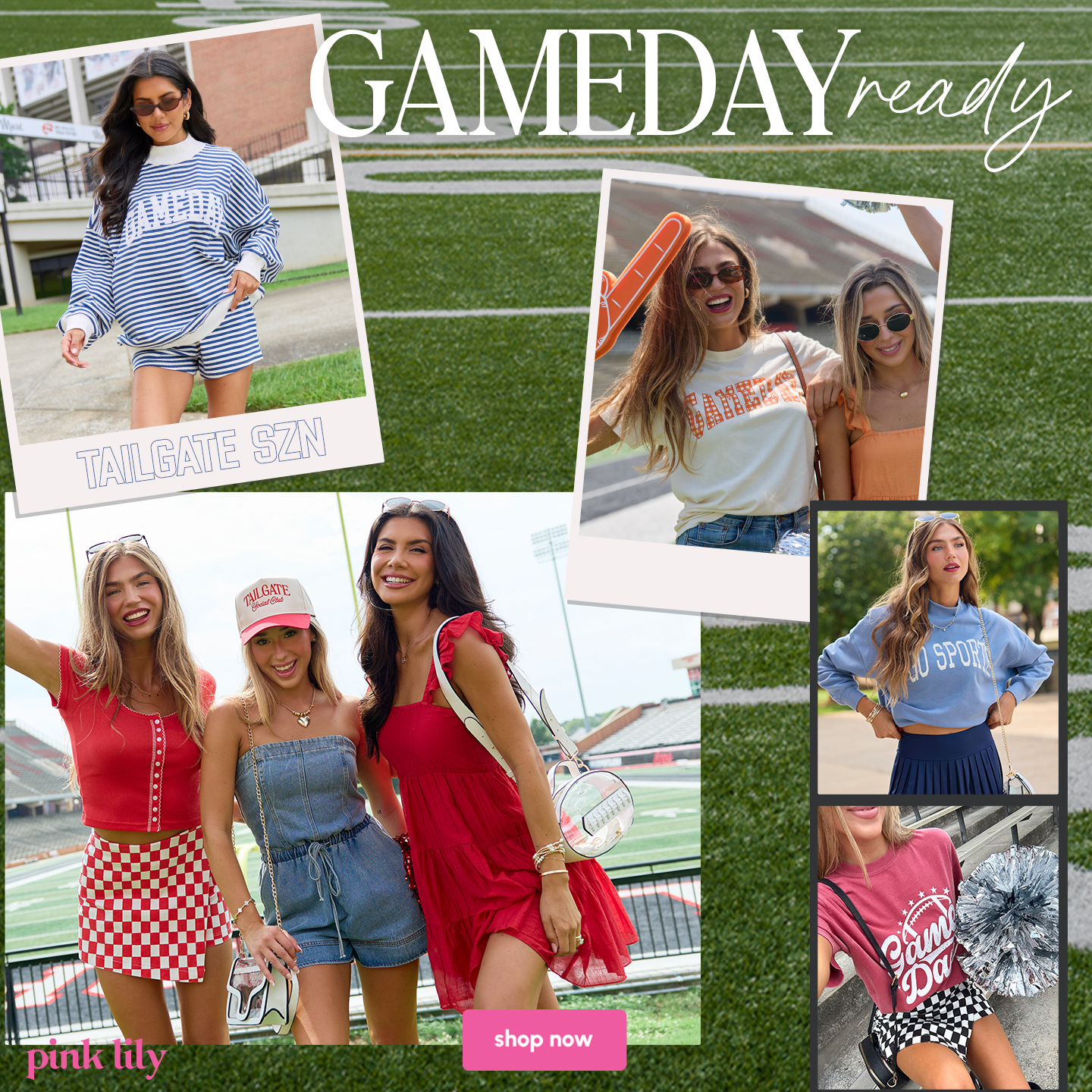 Pink Lily Facebook ad: Your Gameday closet just dropped