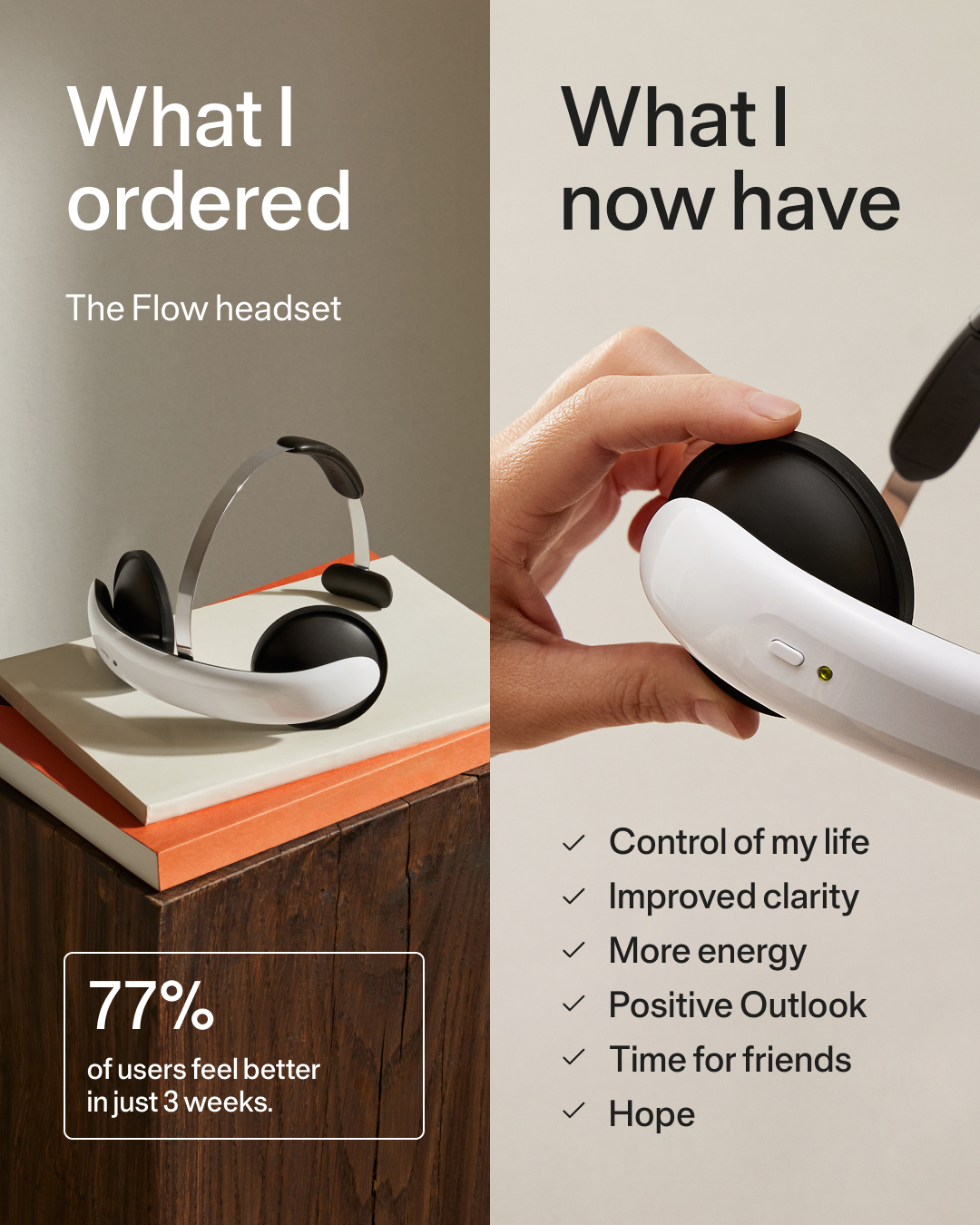 Flow Neuroscience Facebook ad