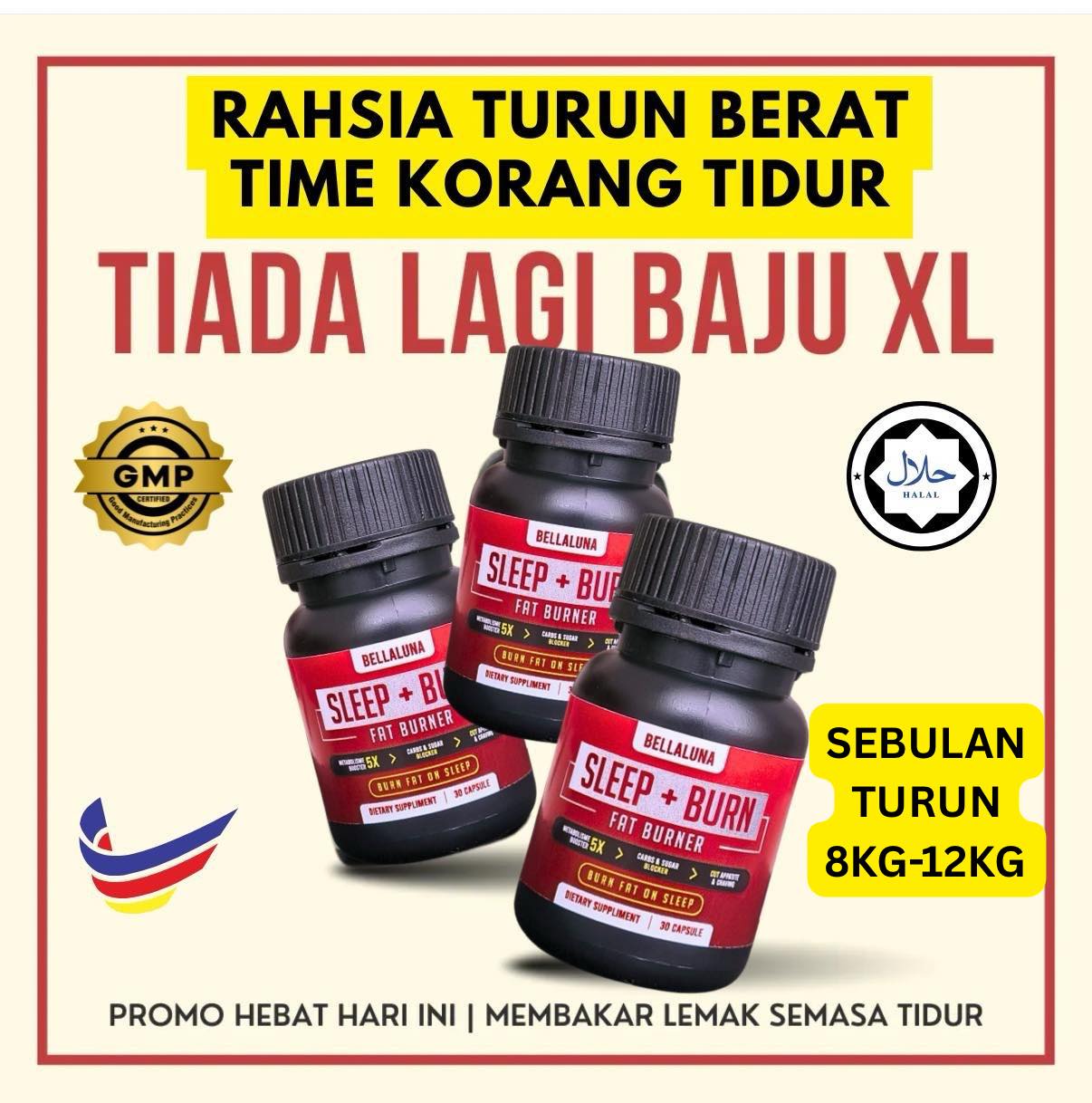 Bellaluna Night Time Fat Burner Facebook ad