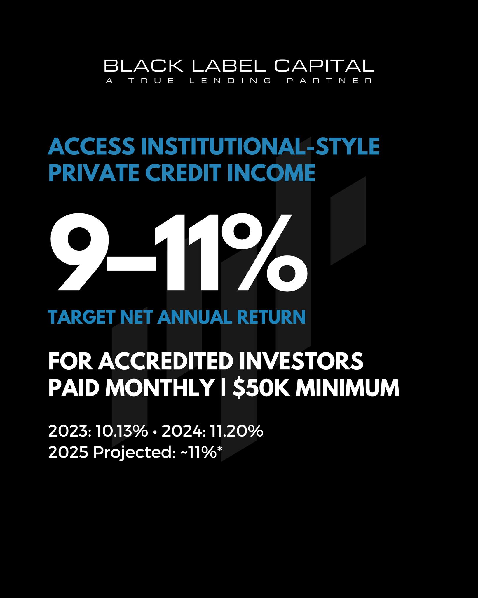 Black Label Capital Facebook ad