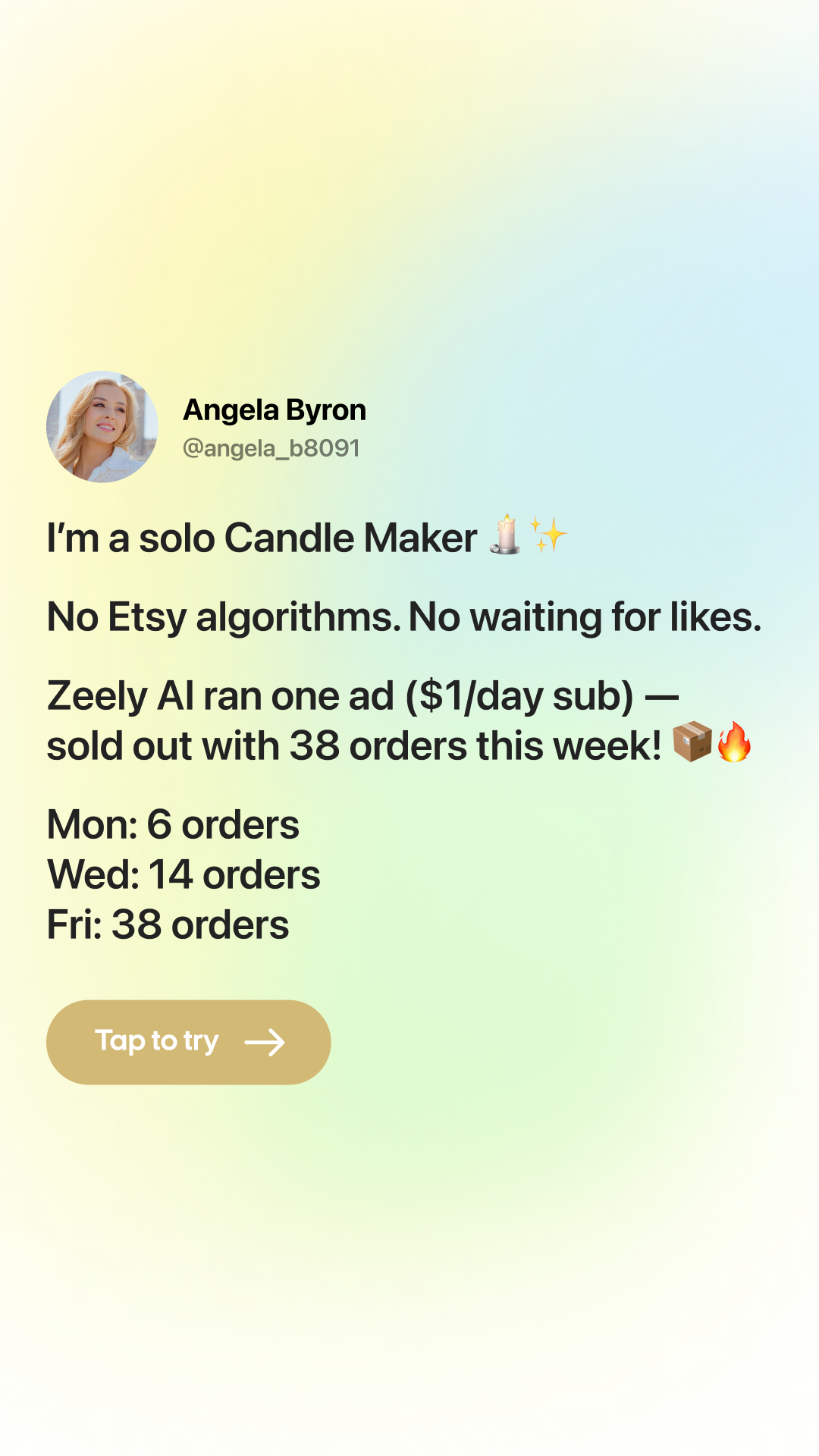 Zeely Facebook ad