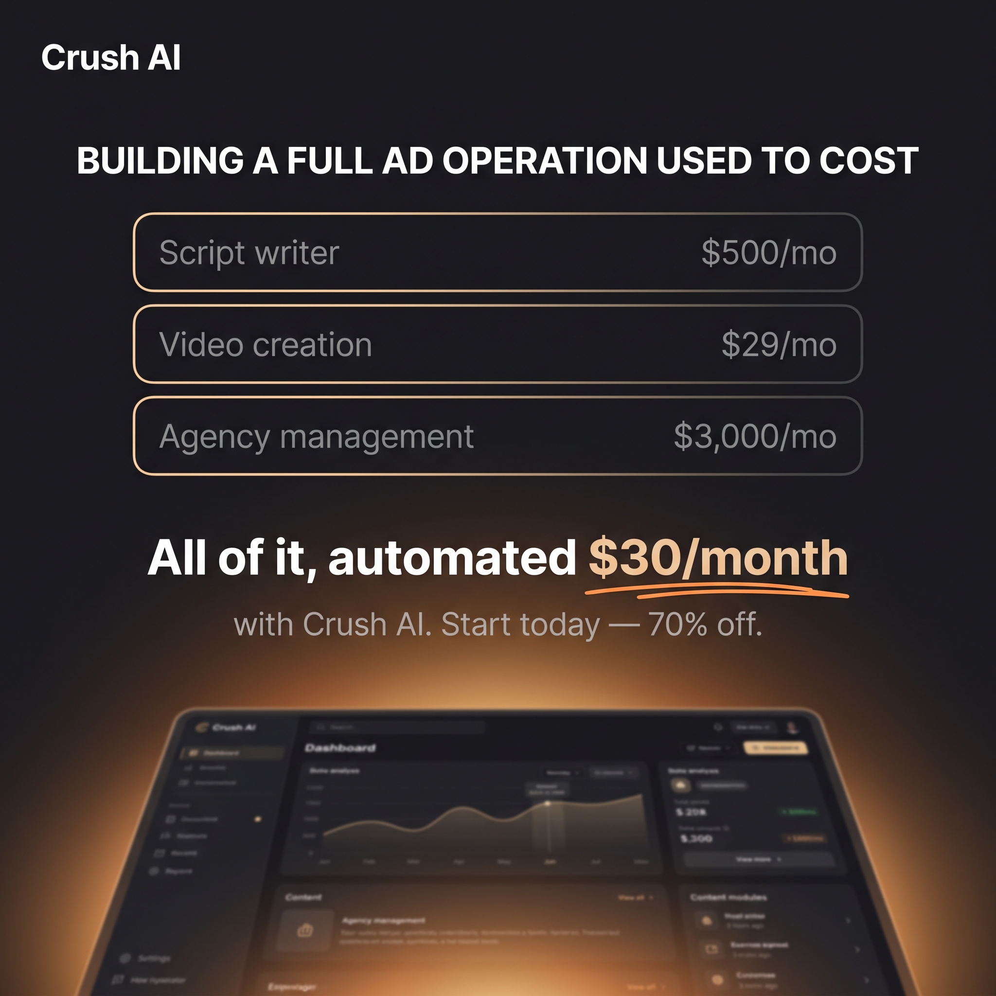 trycrush.ai Facebook ad