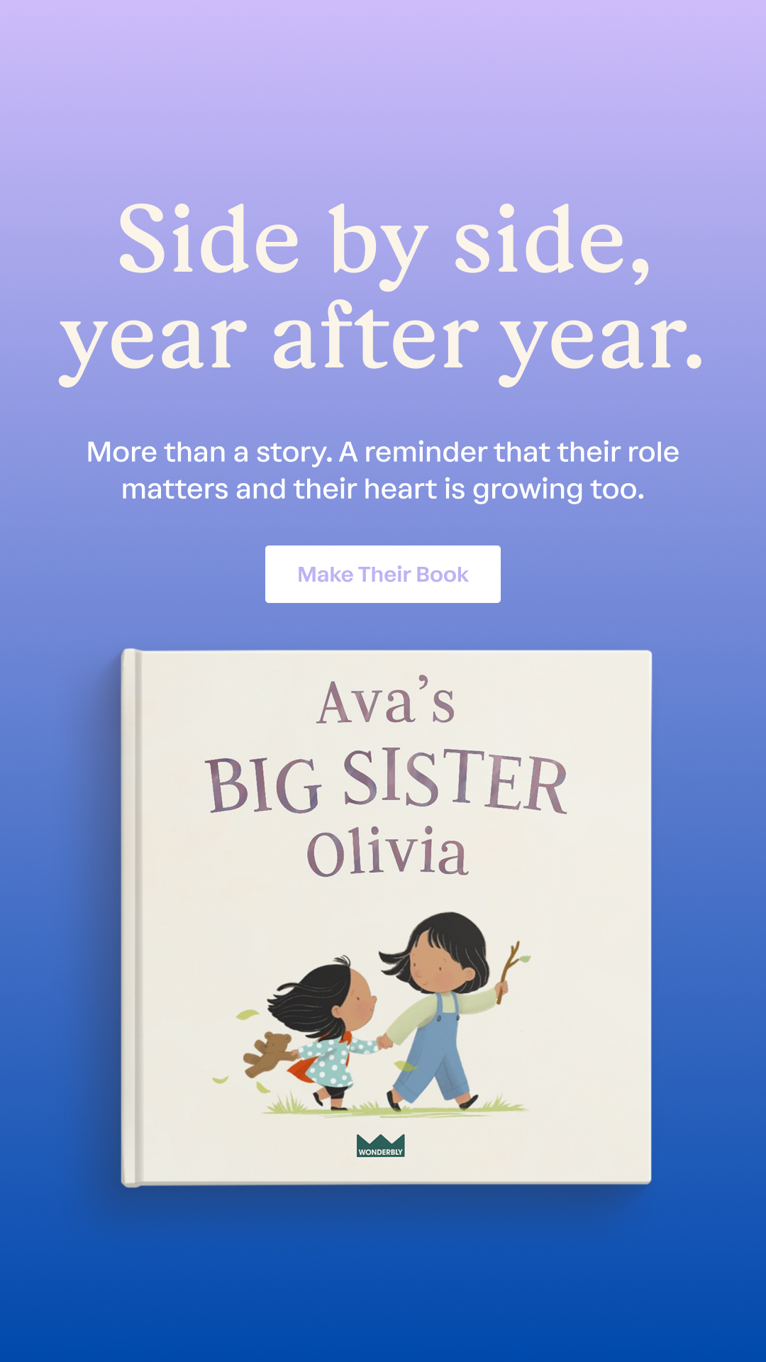 Wonderbly Facebook ad