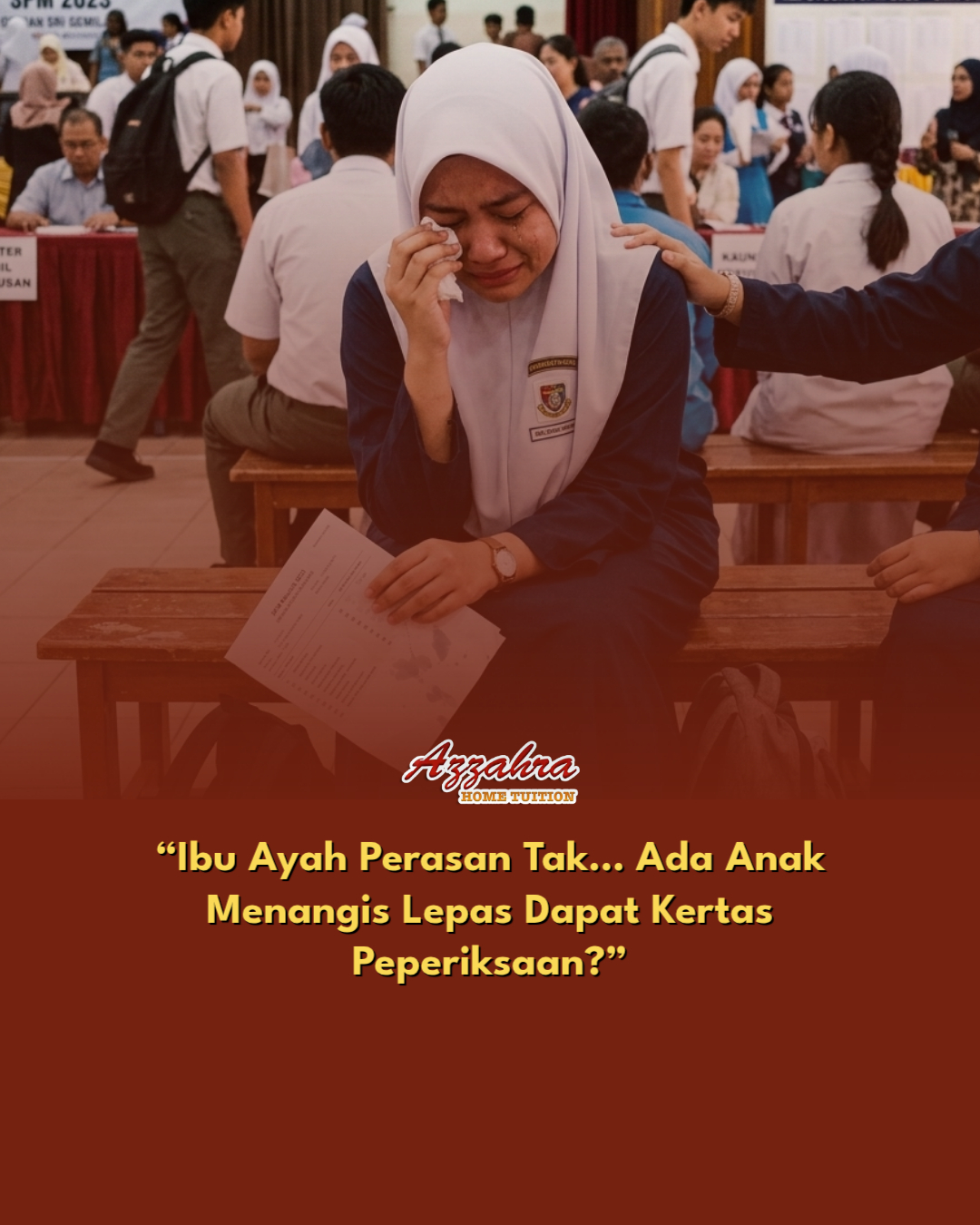 Azzahra Home Tuition HQ Facebook ad: Ibu ayah…