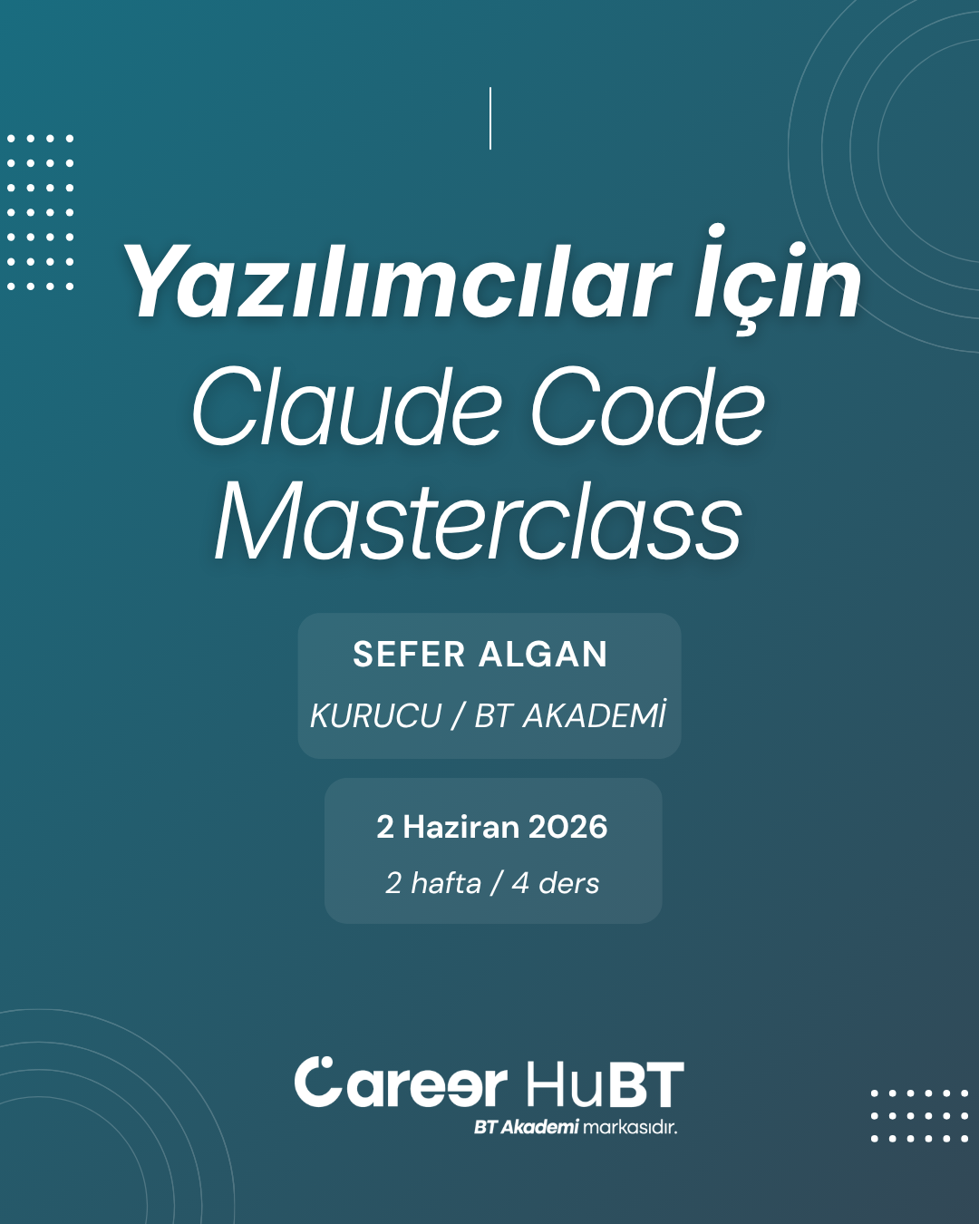 Career Hubt Facebook ad: Claude Code Masterclass