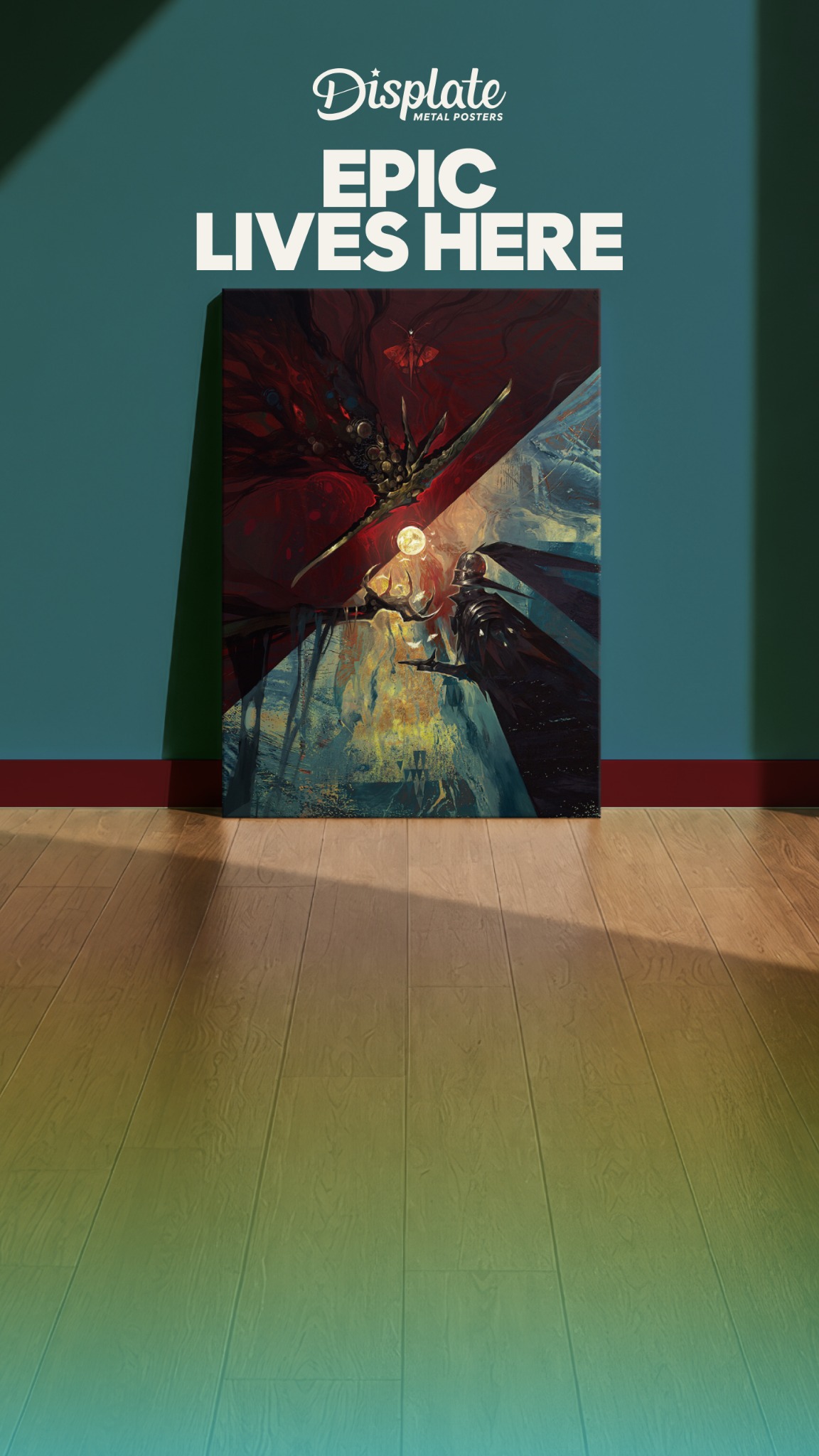 Displate Facebook ad