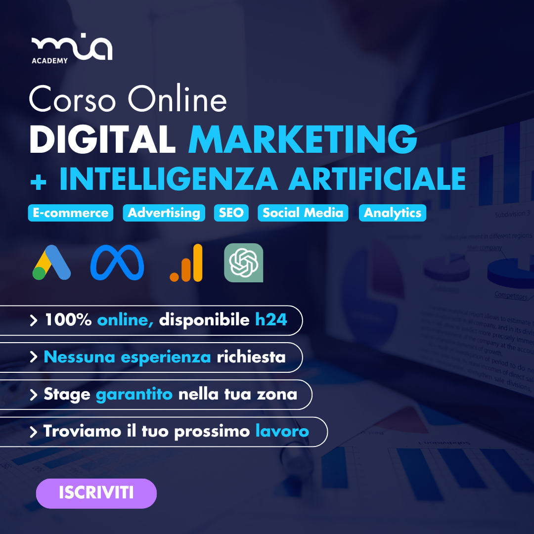 Mia Academy Facebook ad