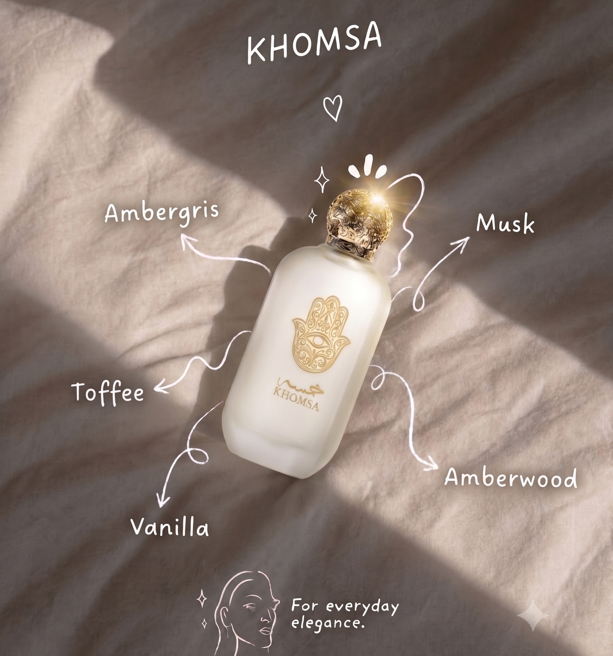 KhomsaOfficial Facebook ad: Khomsa is more than perfume