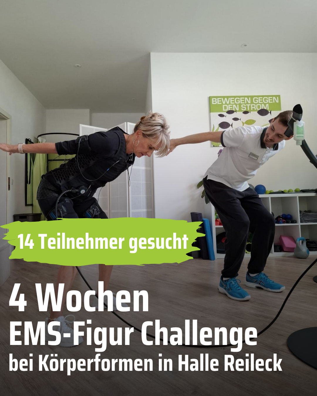 Körperformen Halle Reileck - EMS Gesundheitsstudio Facebook ad: 4 Wochen EMS Figur Challenge