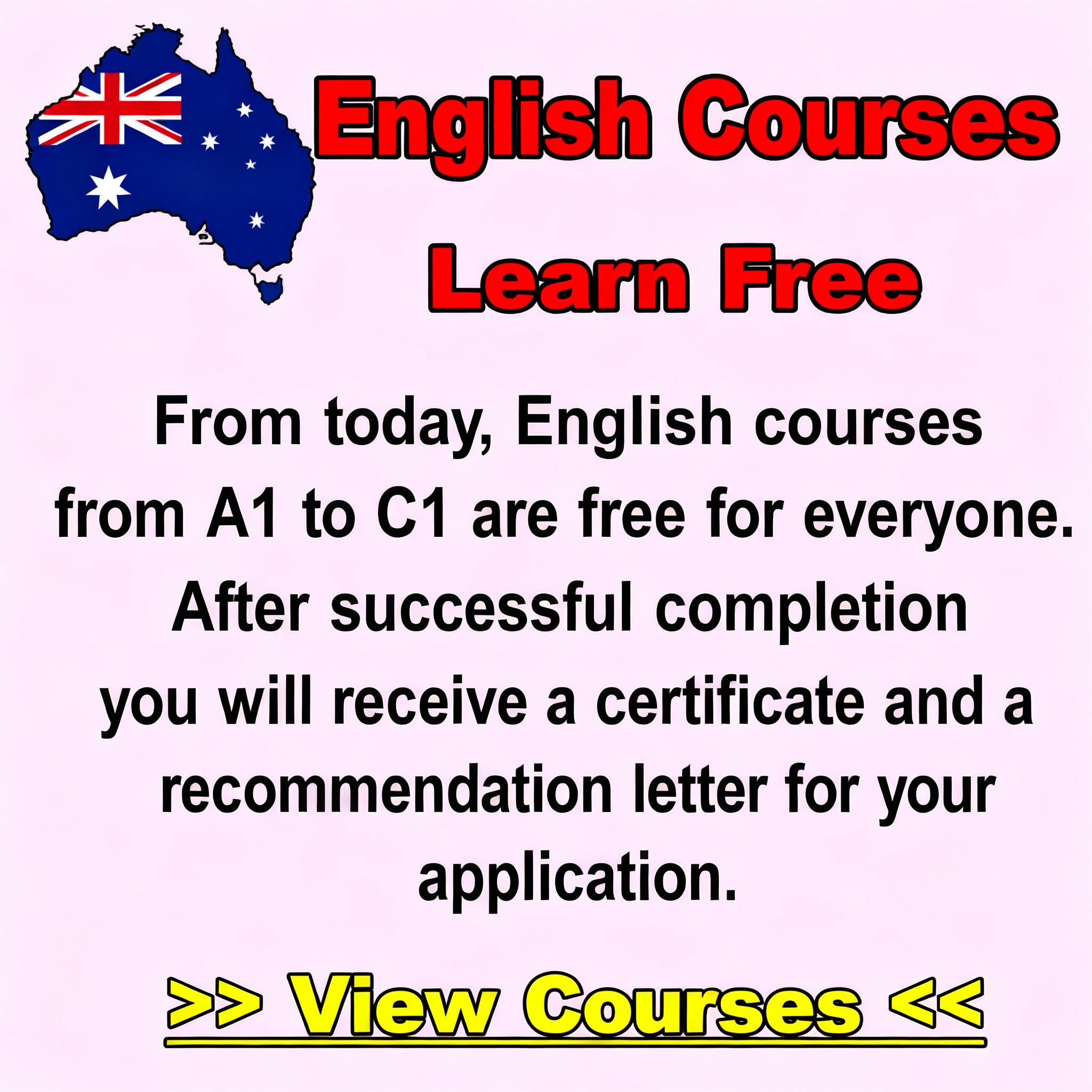 Guzman Gabrielle Pearce Facebook ad: Online English Course With Certificate
