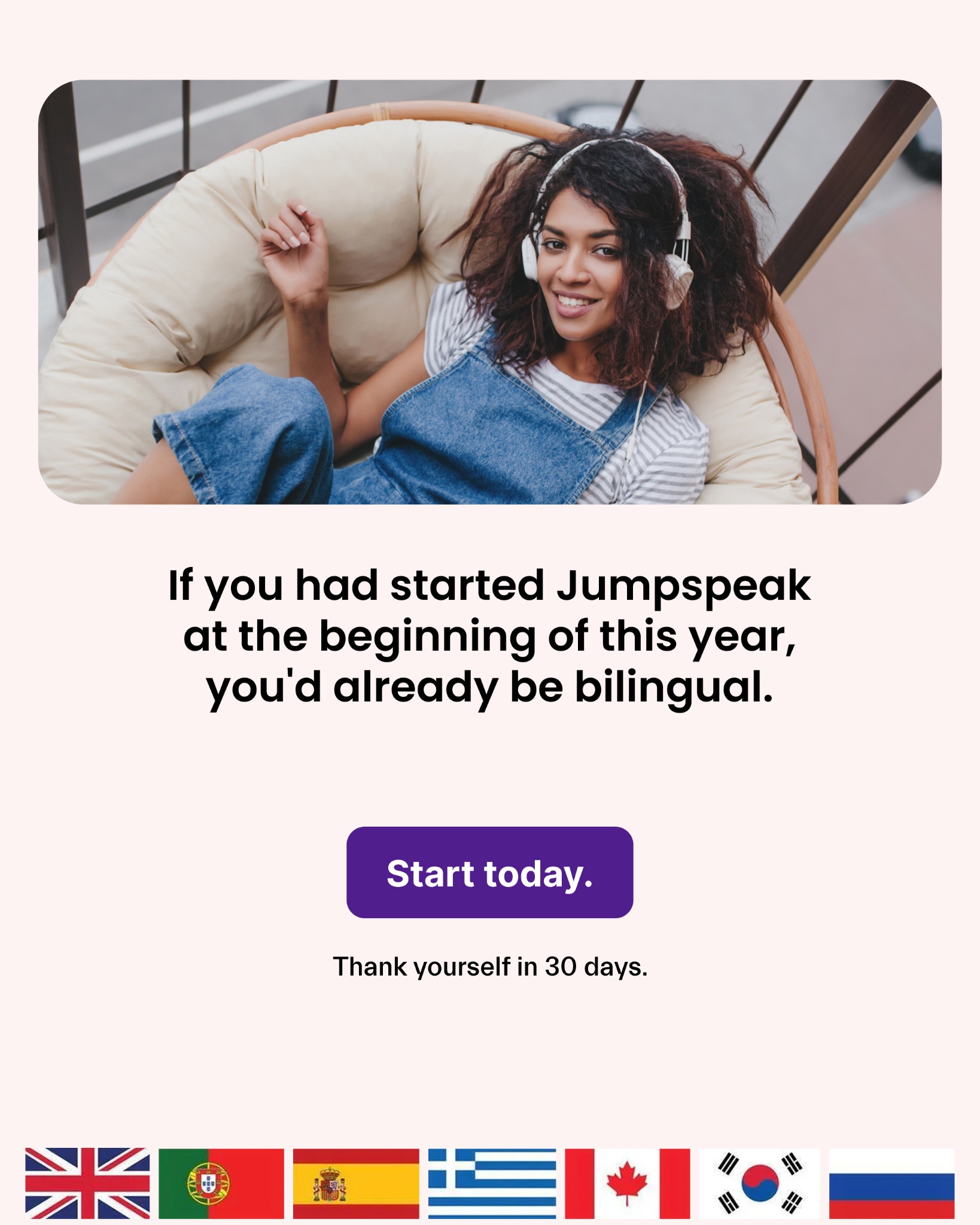 Jumpspeak Facebook ad