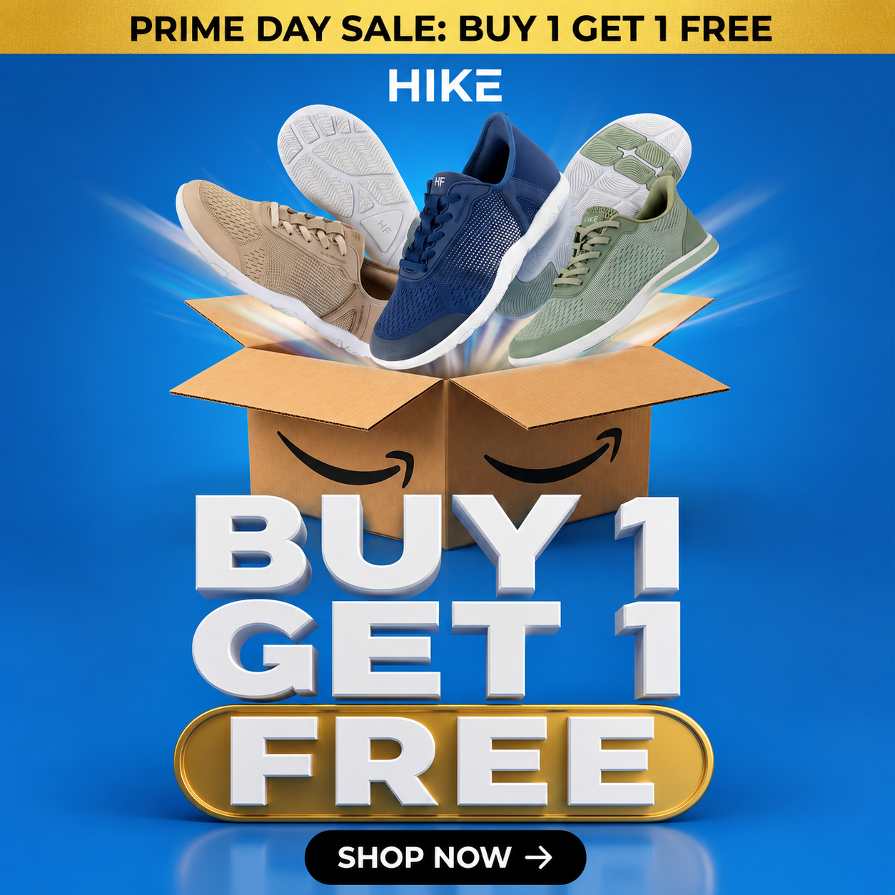 HIKE Footwear Facebook ad