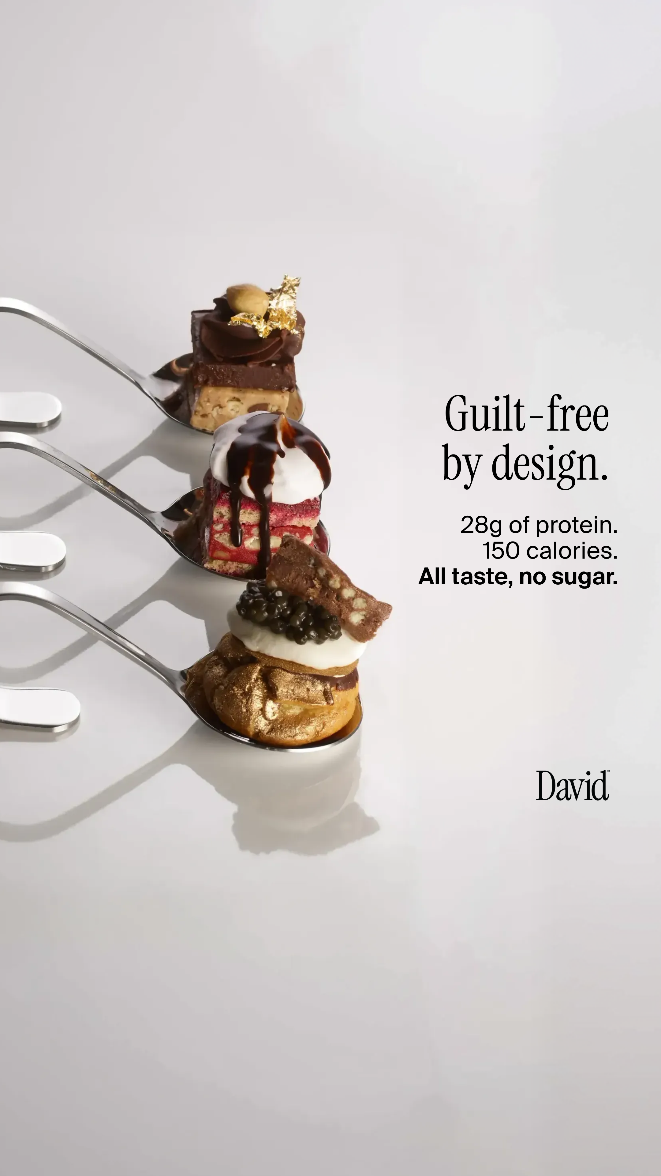 David Protein Facebook ad