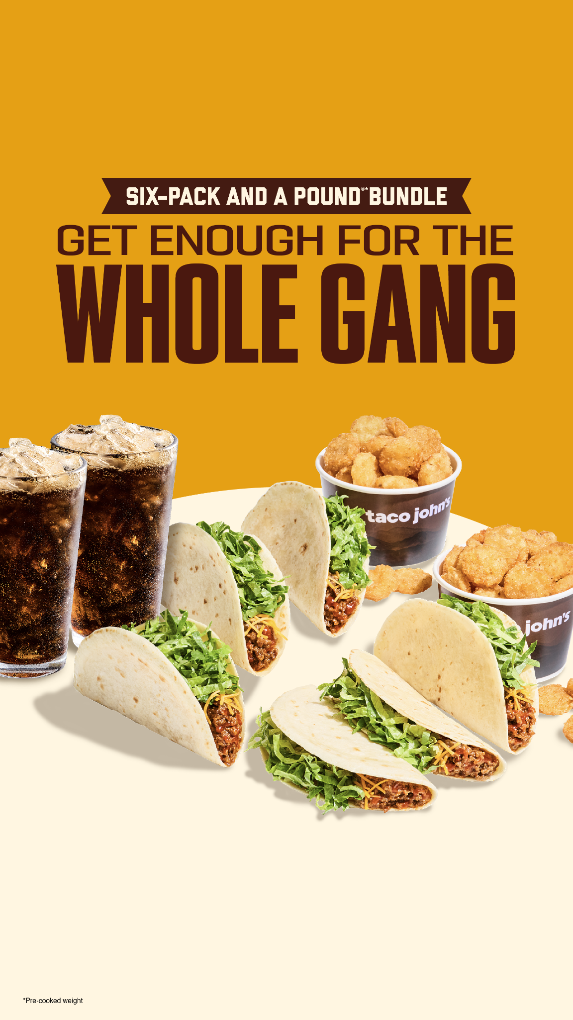 Taco John's Facebook ad from Feb 9, 2026