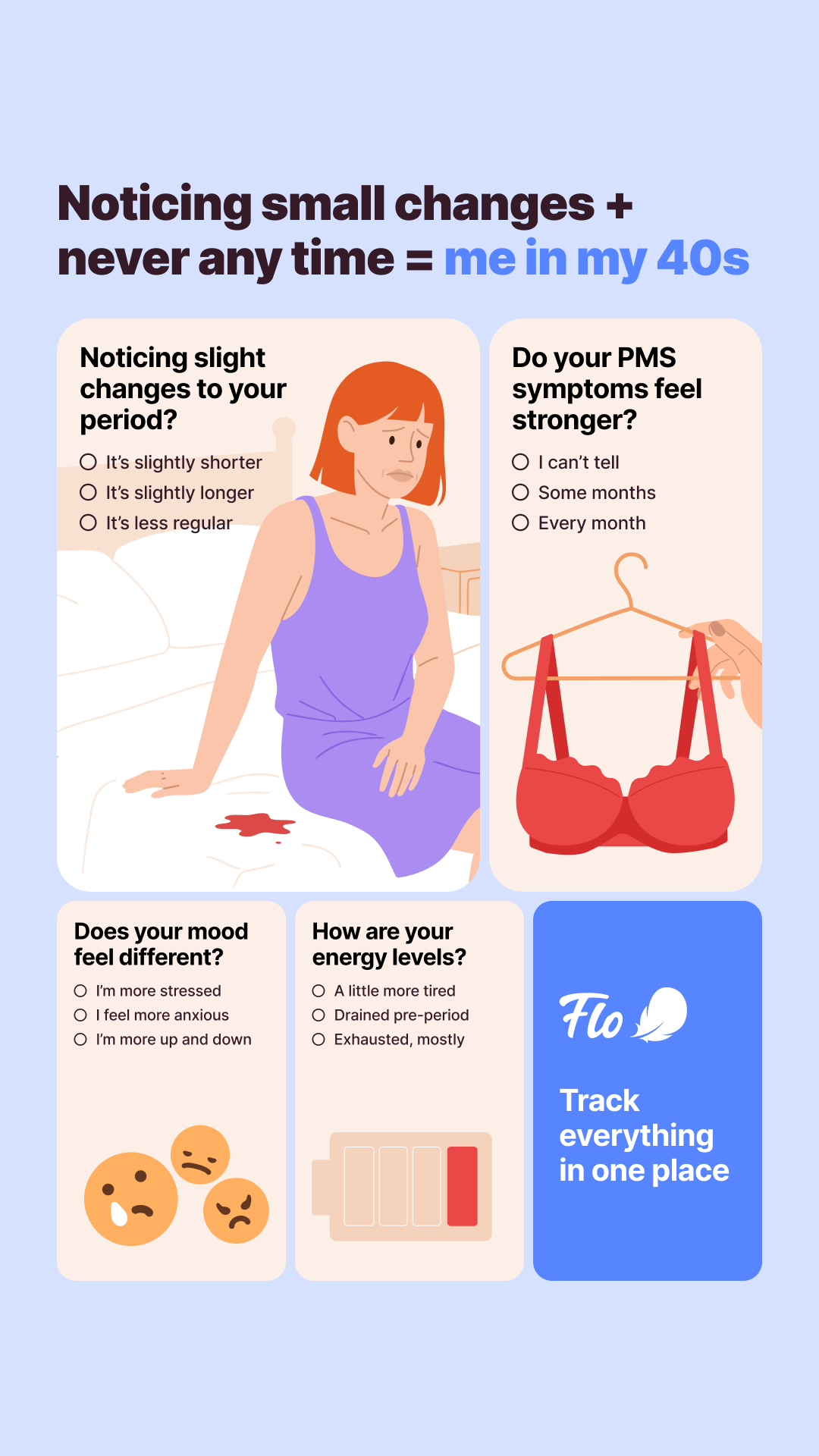 Flo App Facebook ad