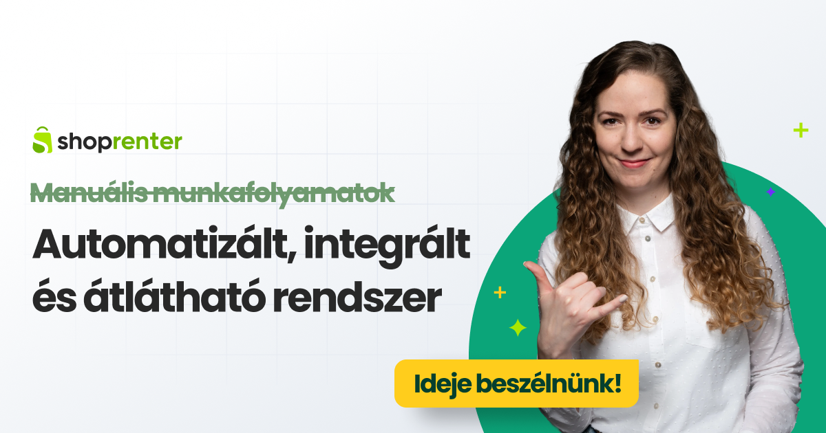 Shoprenter Facebook ad