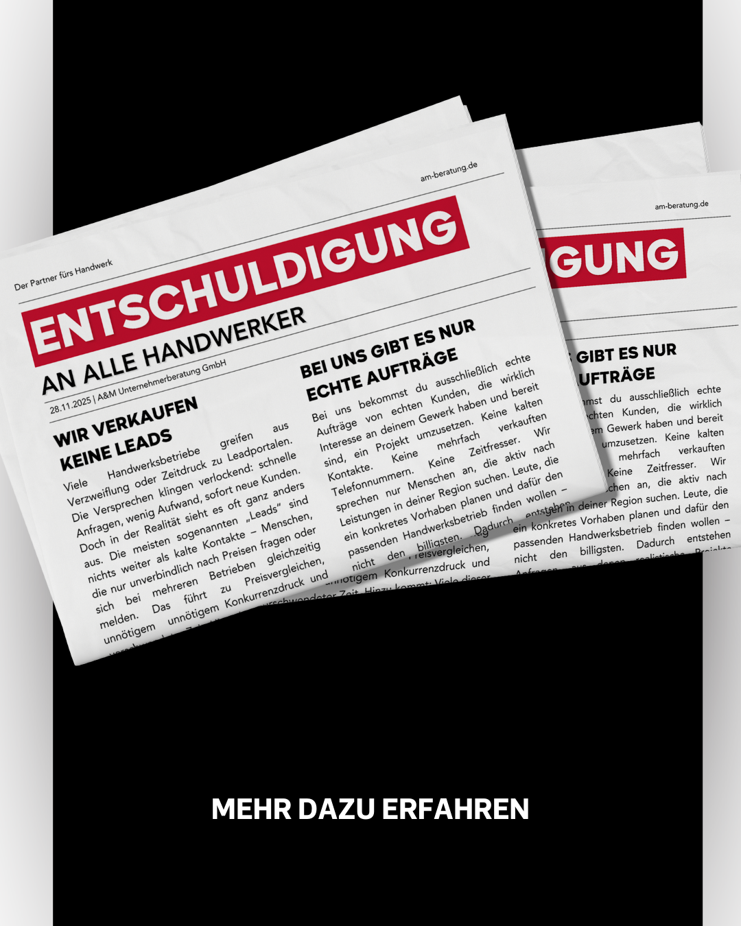 A&M - Branchenpartner für Fachfirmen rund ums Haus Facebook ad