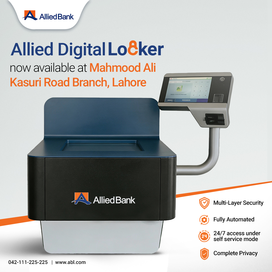 Allied Bank Limited Facebook ad: Allied Digital Lockers | Best Digital Lockers in Pakistan…