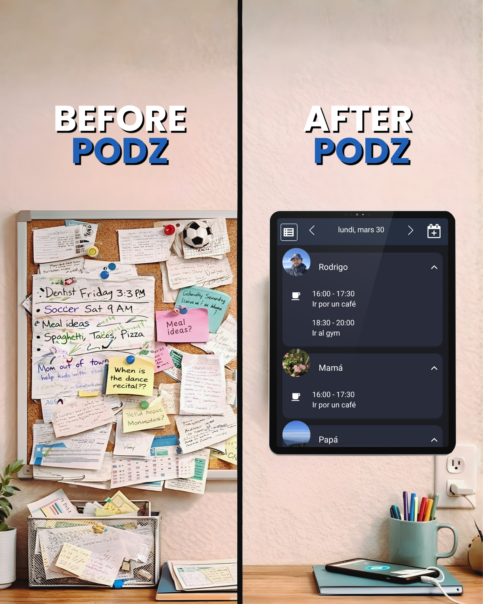 Podz: Family & Group Organizer Facebook ad