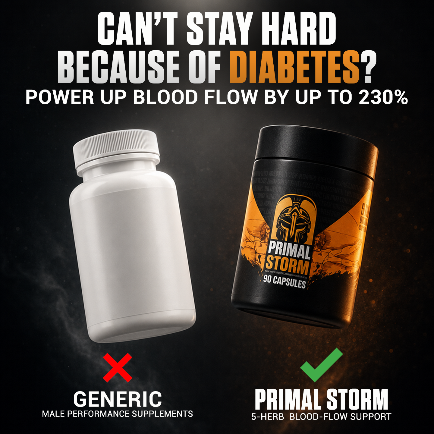 Primal Storm Supplements Facebook ad