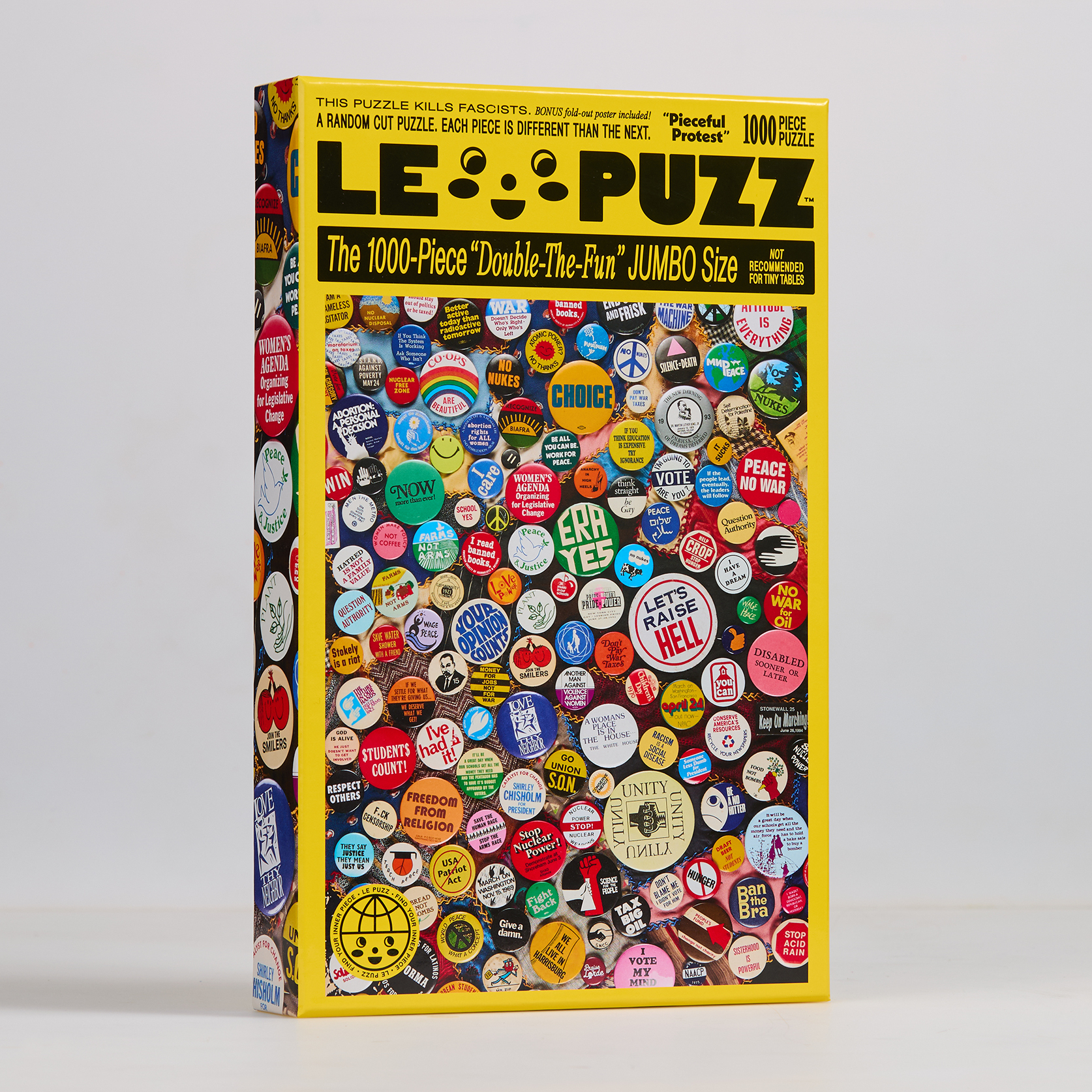 Le Puzz Facebook ad: Pieceful Protest | 1000 Piece Puzzle from Le Puzz