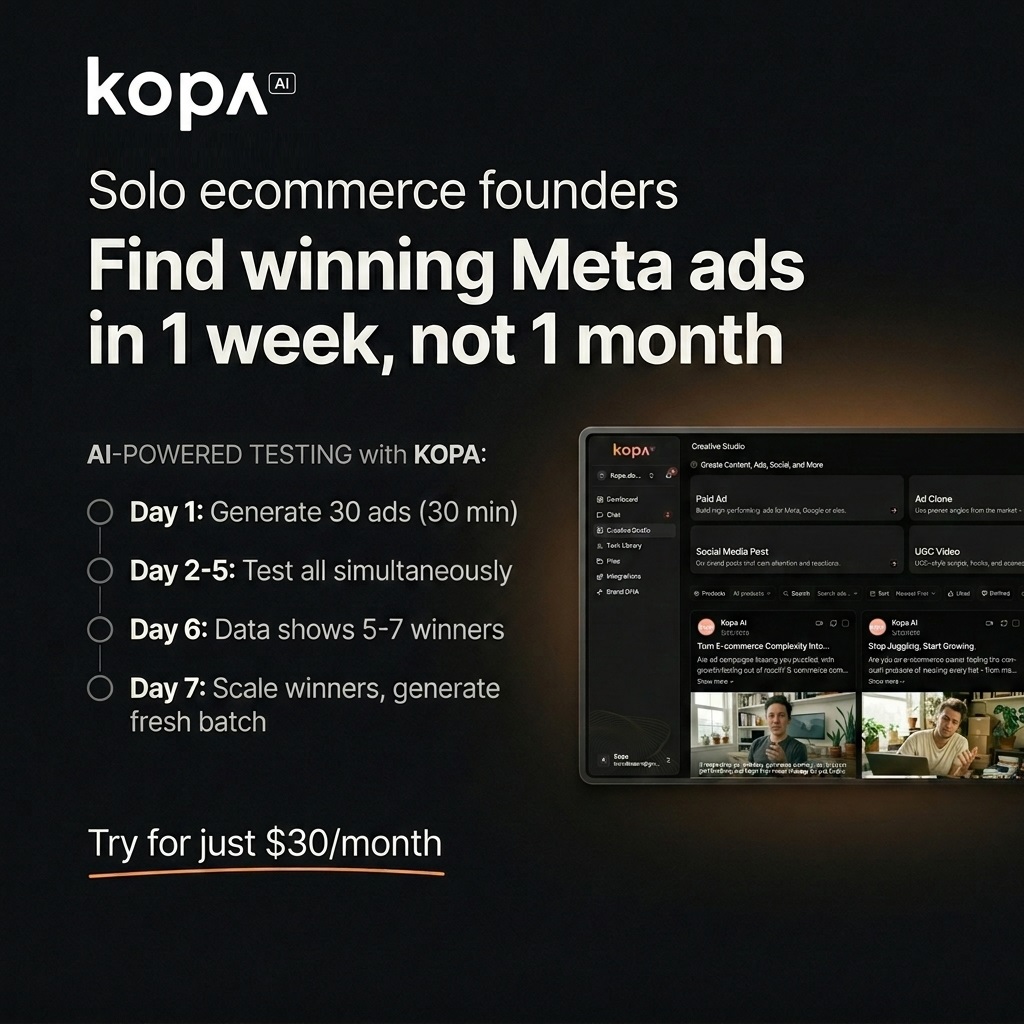 kopa.ai Facebook ad