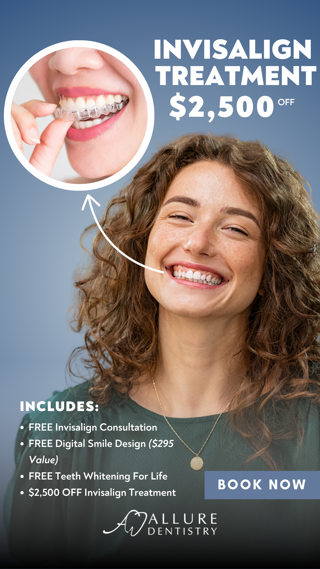 Allure Dentistry Facebook ad from May 15, 2026