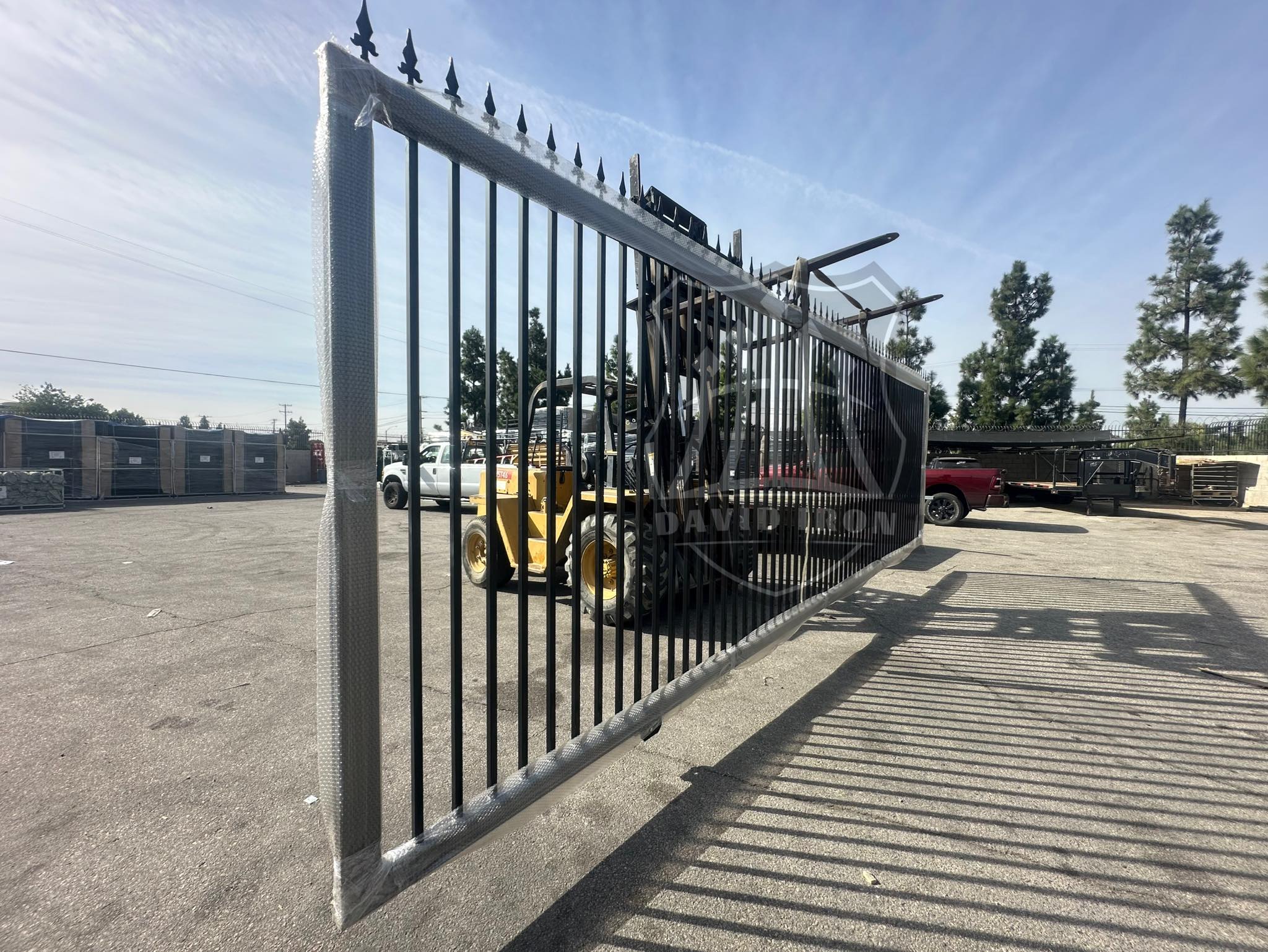 David iron Facebook ad: David Iron Fence Manufacturer · All in Stock!