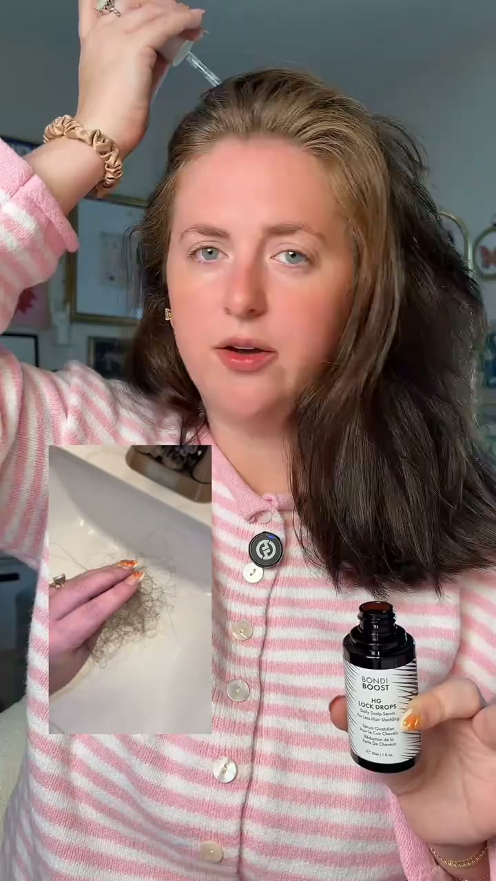 BondiBoost Facebook ad: Clinically proven to reduce hair shedding