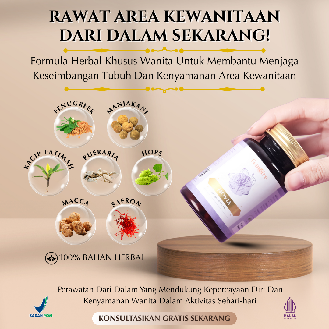 Nadya Store Facebook ad: 1 Botol Novia = 3 Manfaat Utama Wanita