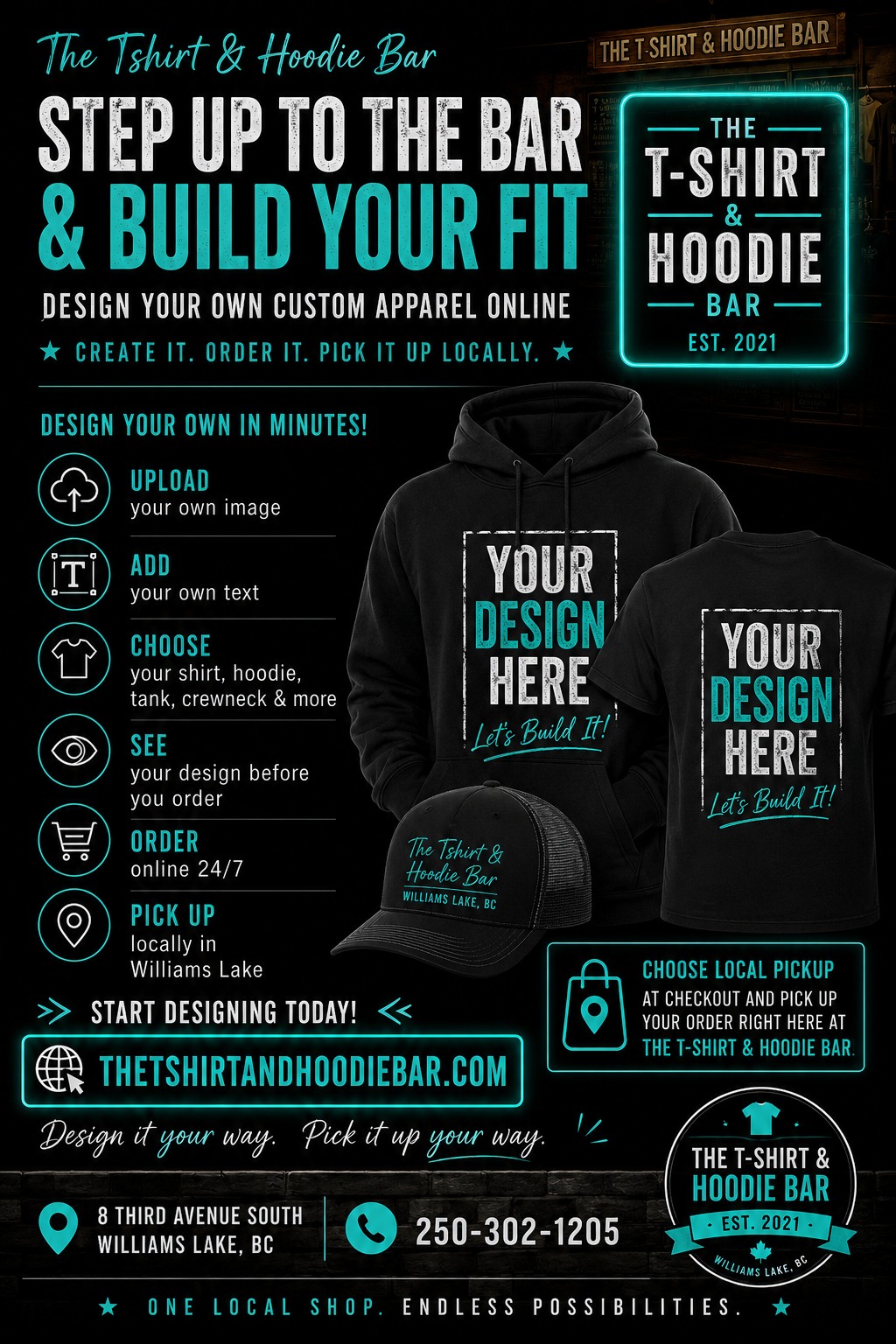 Best Design CO. Facebook ad: The T-shirt & Hoodie Bar