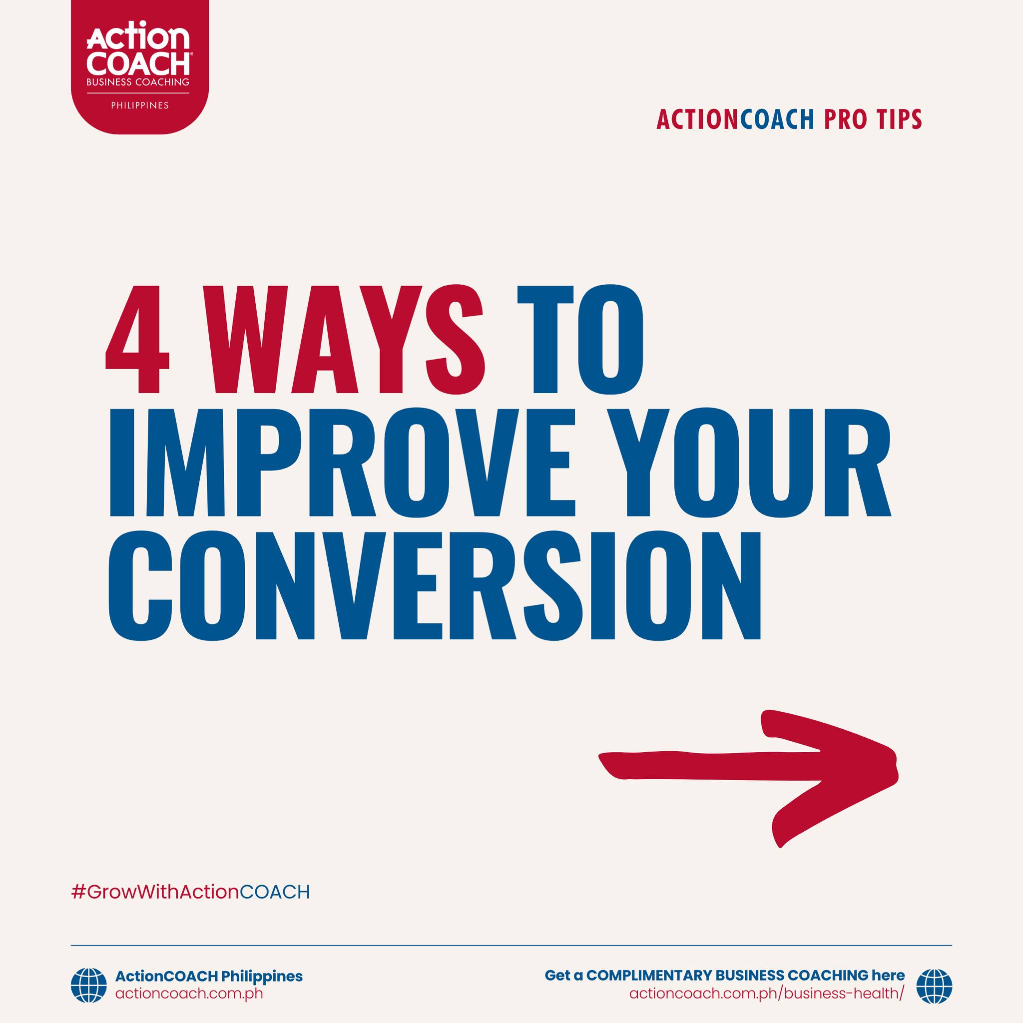 Actioncoach Philippines Facebook ad