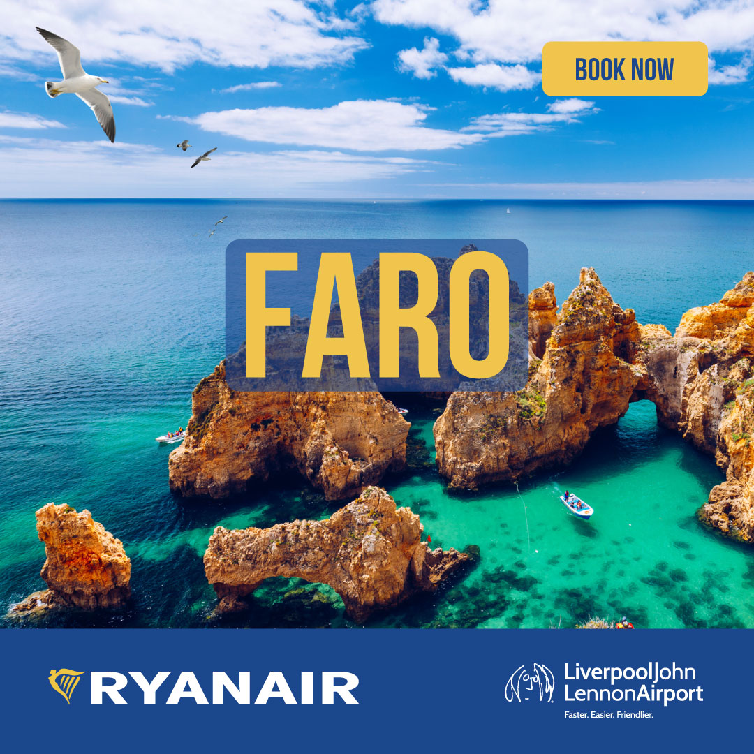 Liverpool John Lennon Airport Facebook ad