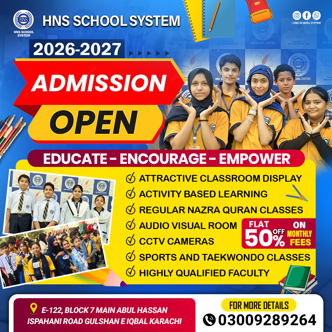 HNS School System Facebook ad: Secure Your Child’s Bright Future Today